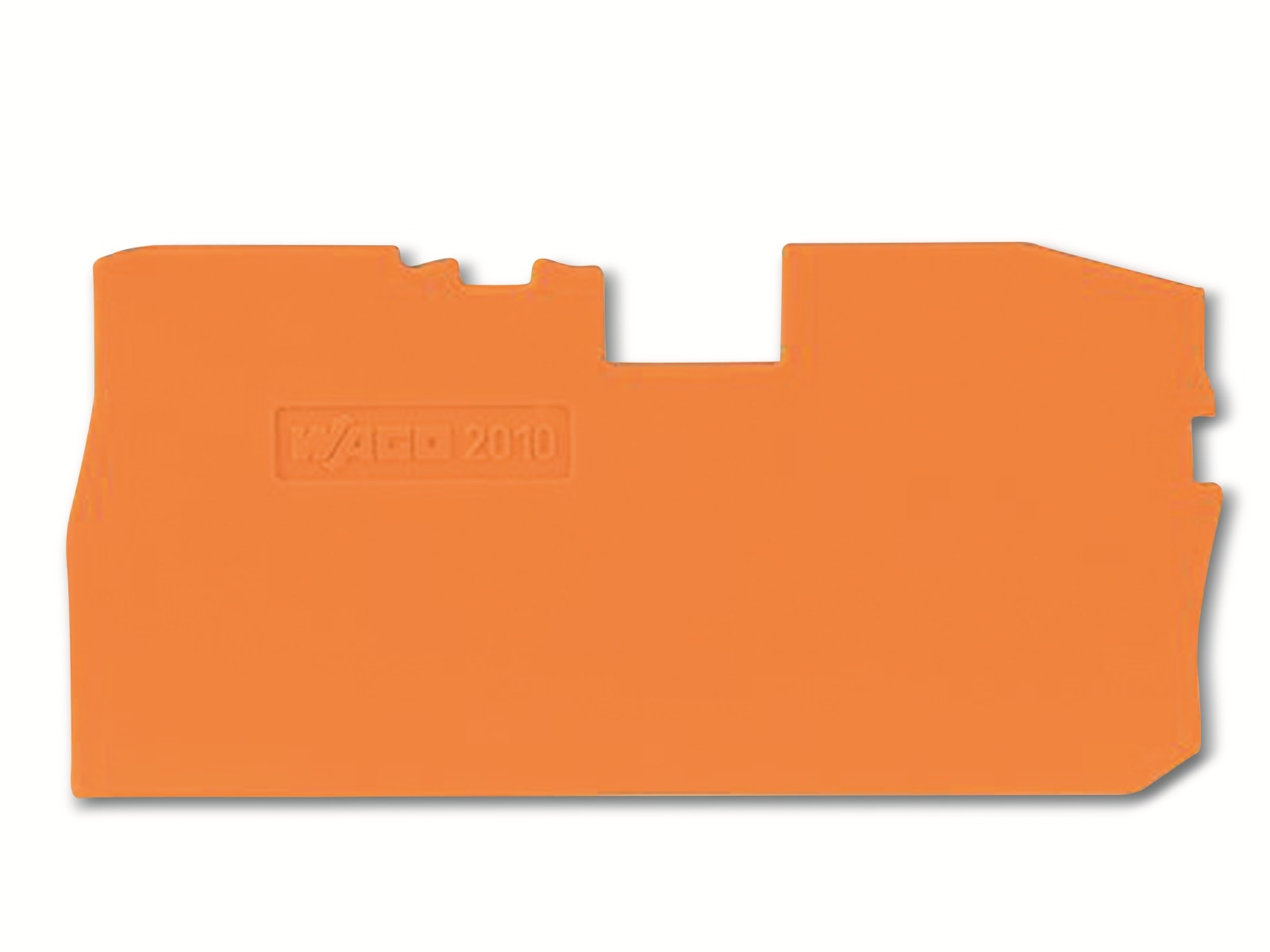 WAGO Abschluss- und Zwischenplatte, 2010-7192, orange