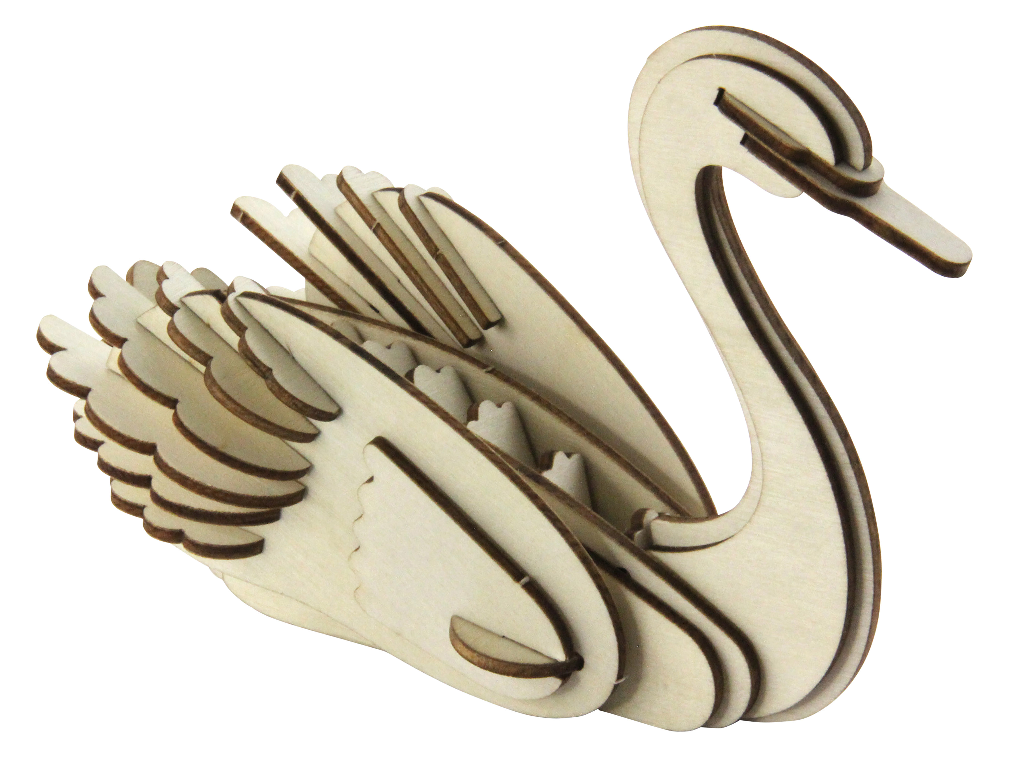 SOL-EXPERT 3D Holz Puzzle Schwan