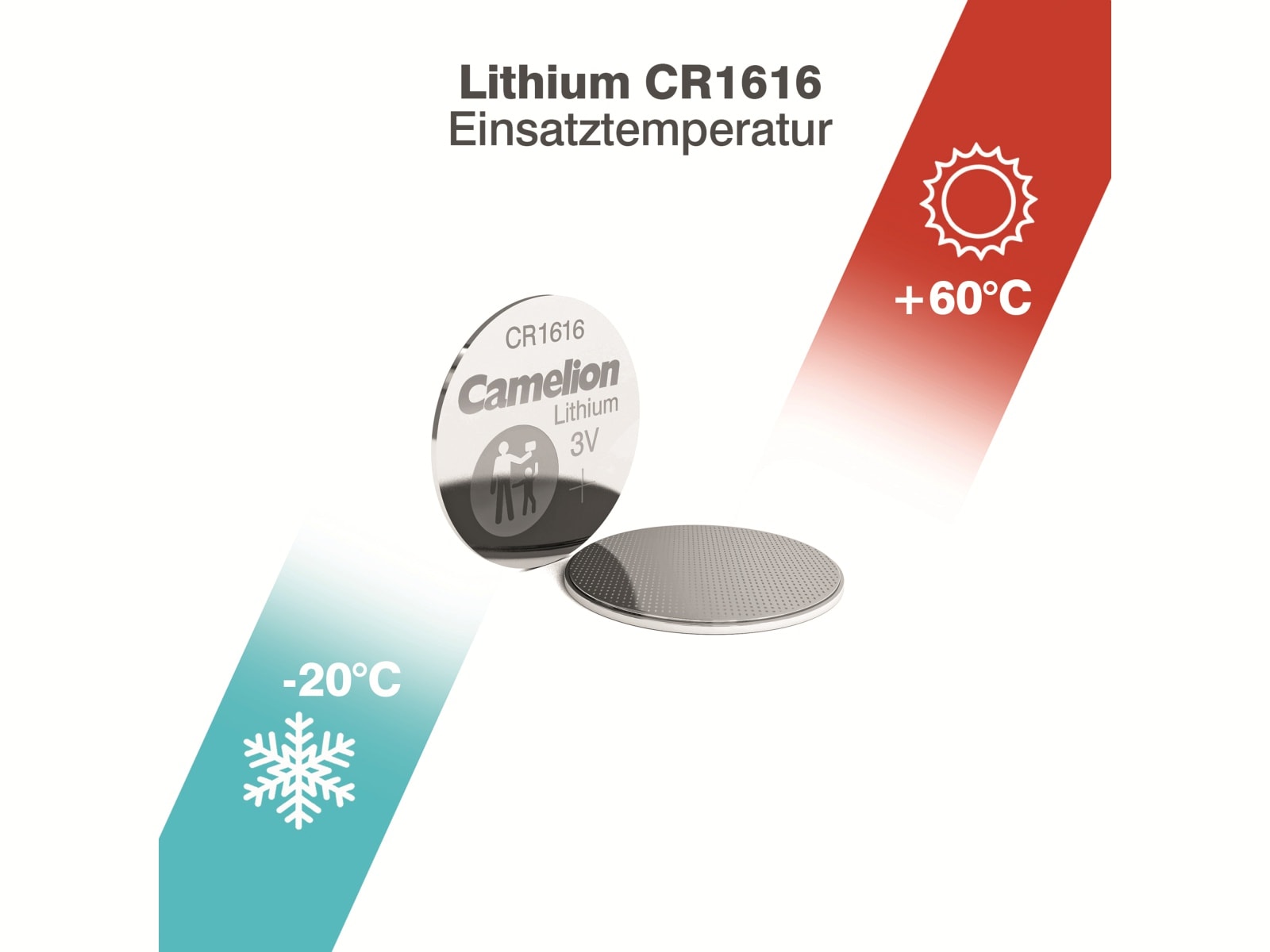CAMELION Knopfzelle CR1616, 1 St.