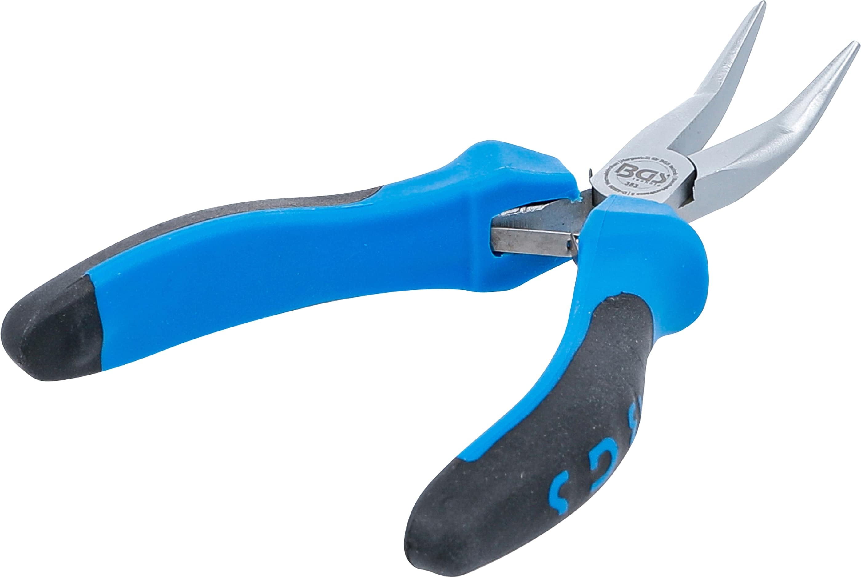 BGS TECHNIC Spitzzange, gebogen