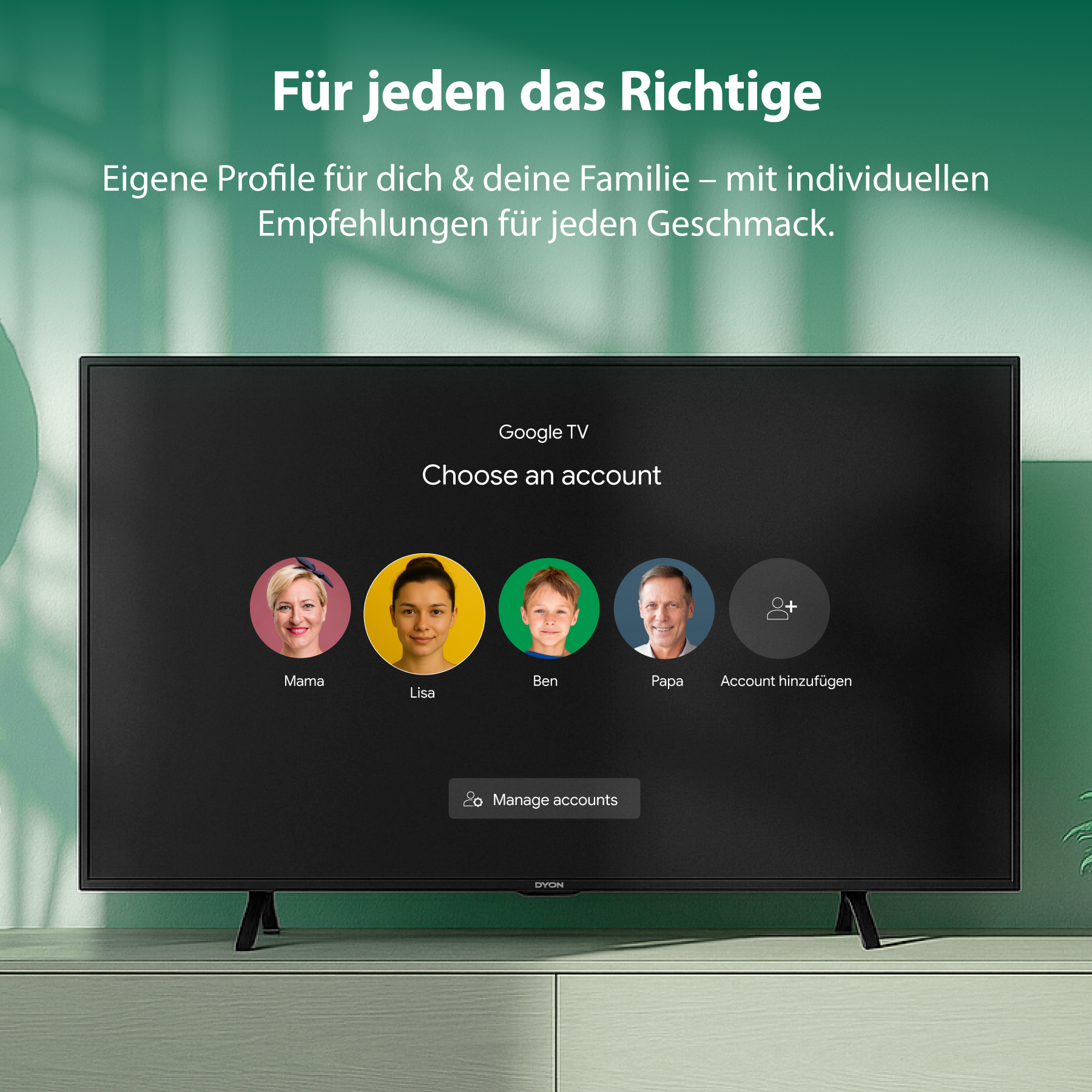 DYON LED Smart-TV nexGo 43F 108 cm (43"), EEK: F, HD