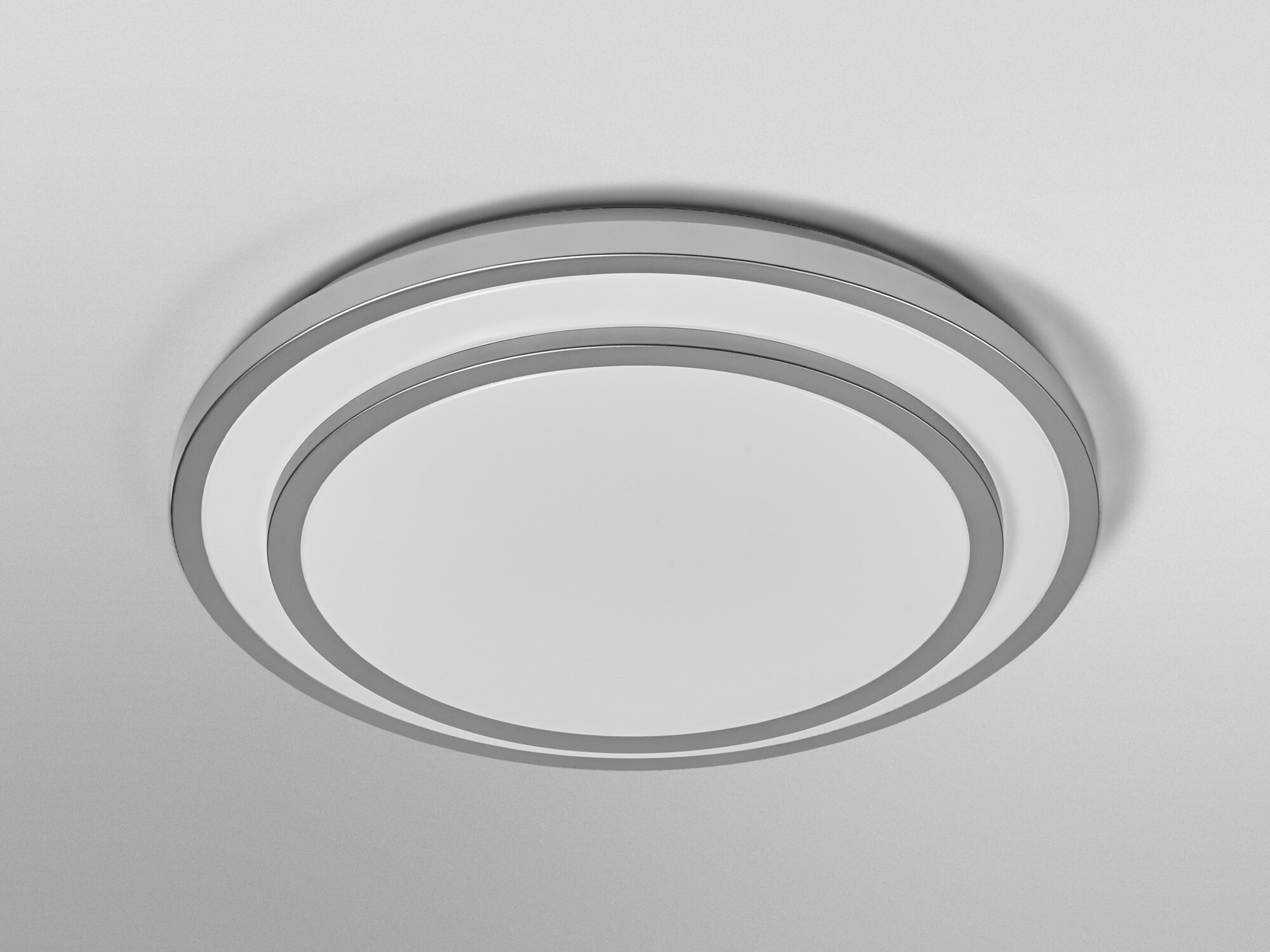 OSRAM LED-Deckenleuchte, 24W, 3000K, 1500lm, warmweiß, IP20, silber, Ø39 cm OSRAM LED-Deckenleuchte, 24W, 3000K, 1500lm, warmweiß, IP20, silber, Ø39 cm
