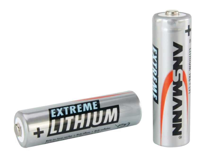 ANSMANN Mignon-Batterie, Extreme Lithium, 2 Stück