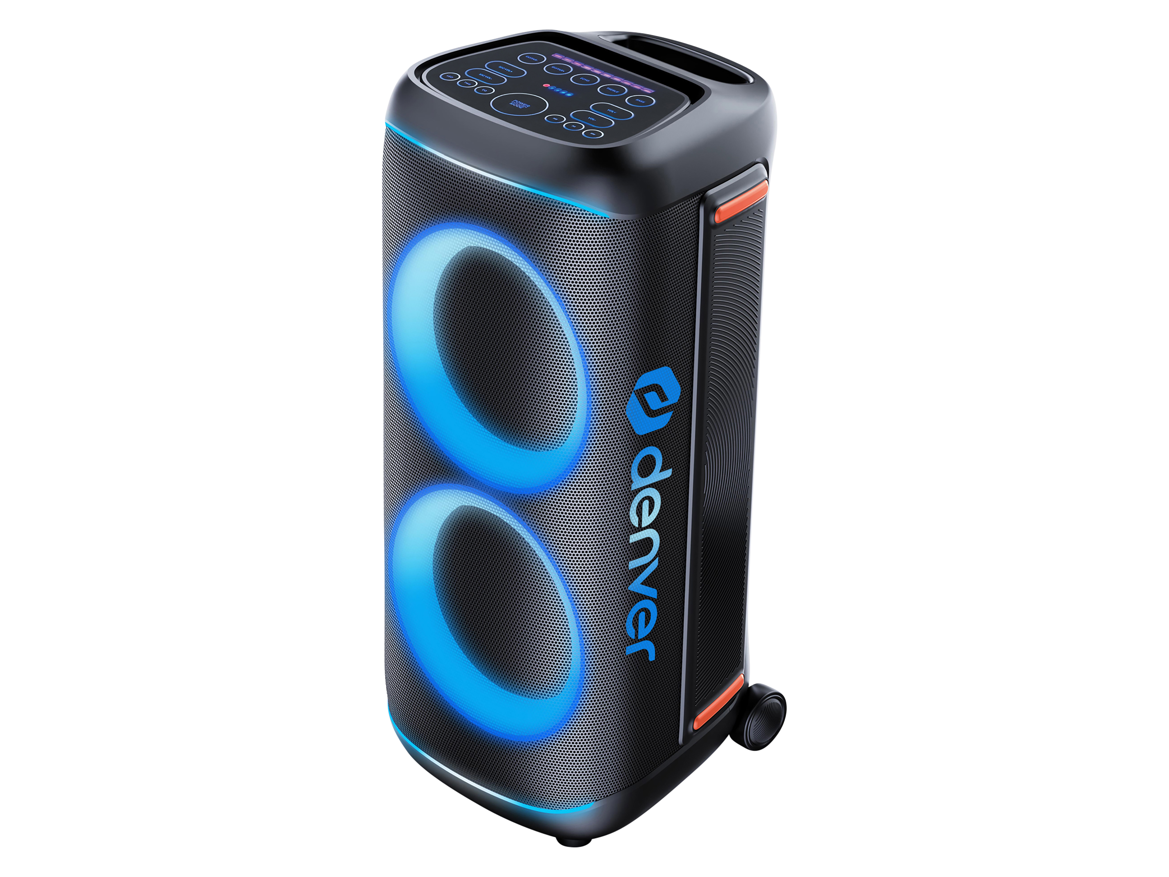 DENVER Bluetooth Lautsprecher BPS-470, 200 W, mit Licht-Animation Bluetooth Lautsprecher DENVER BPS-470, 200 W, mit Licht-Animation
