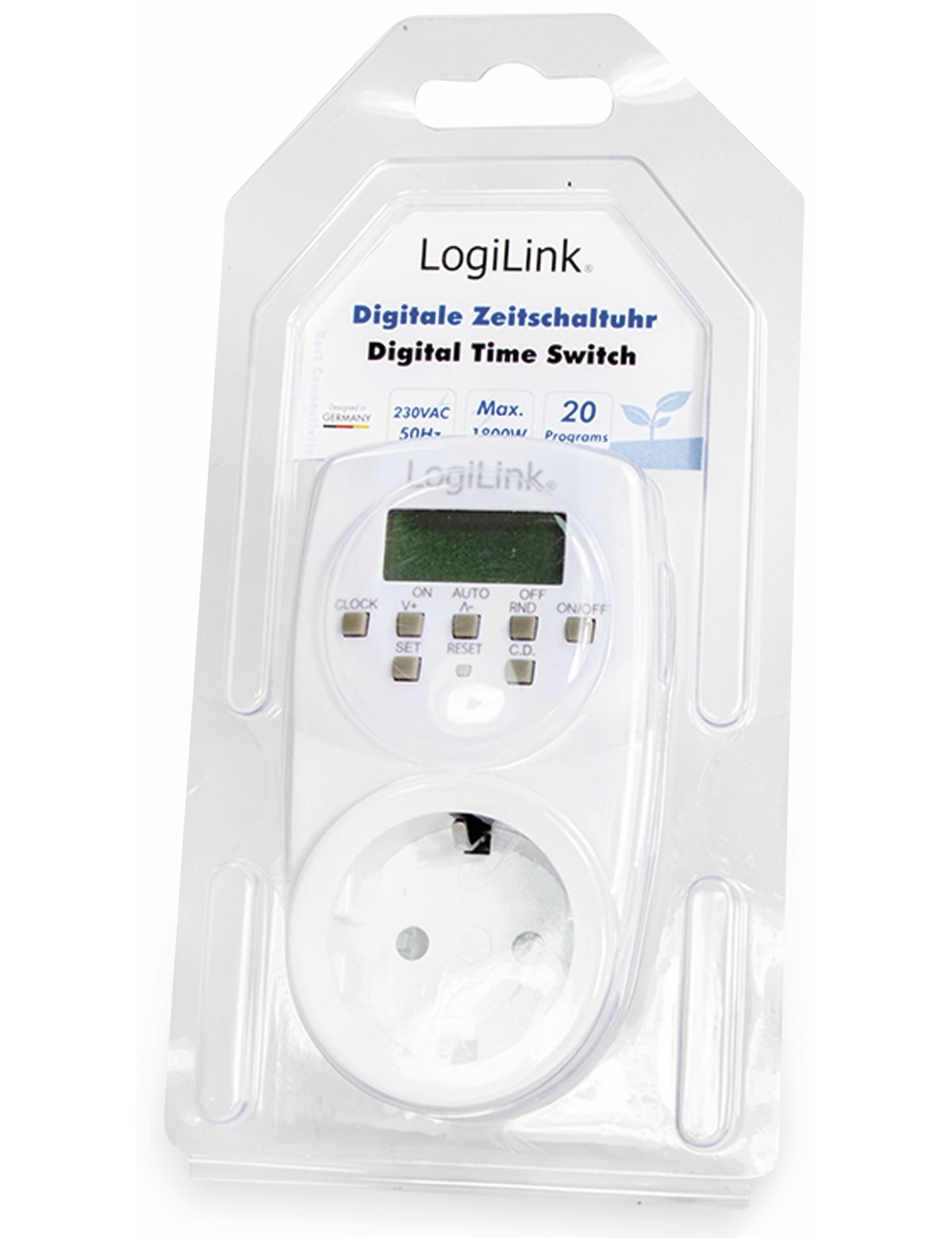 LOGILINK Digitale Wochenzeitschaltuhr ET0007