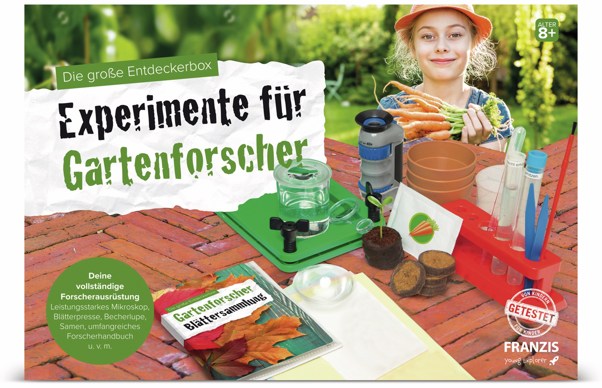 Franzis Die große Entdeckerbox, Experimente für Gartenforscher, FRANZIS Franzis Die große Entdeckerbox, Experimente für Gartenforscher, FRANZIS
