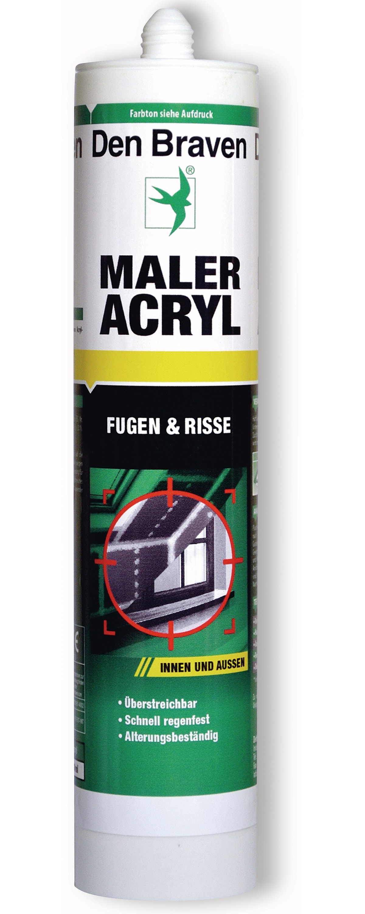 DEN BRAVEN Maler Acryl grau, 300 ml