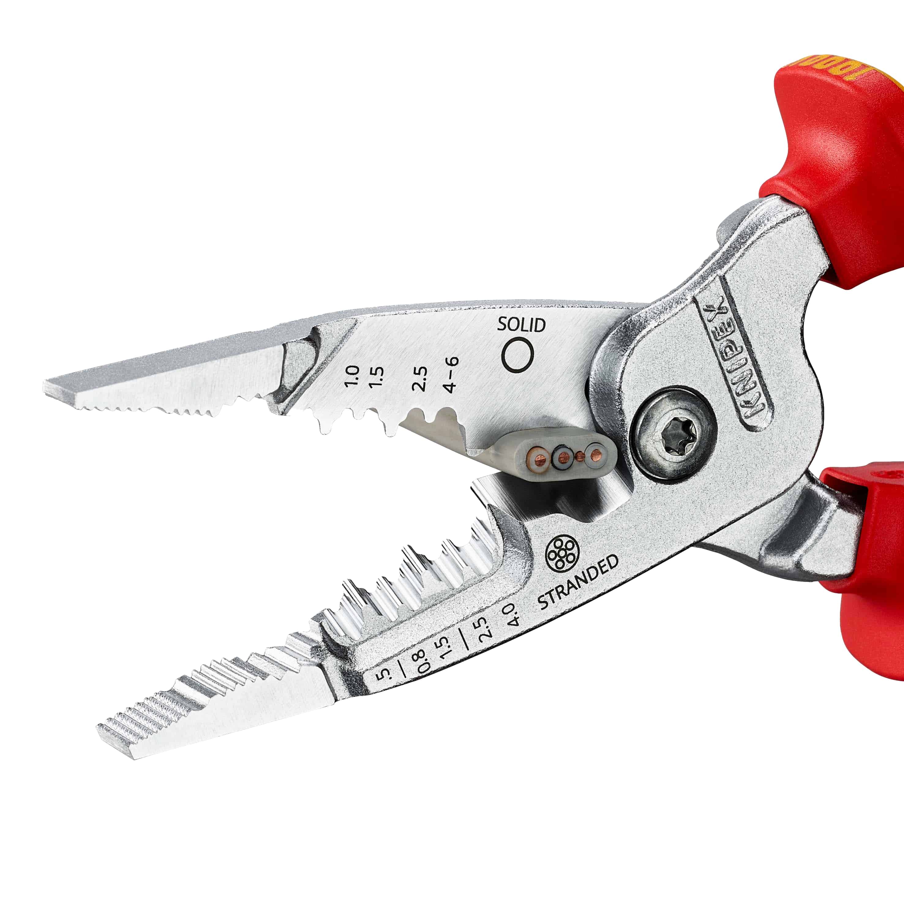 KNIPEX Multifunktions-Elektrikerzange, 13 76 200 ME, 200 mm