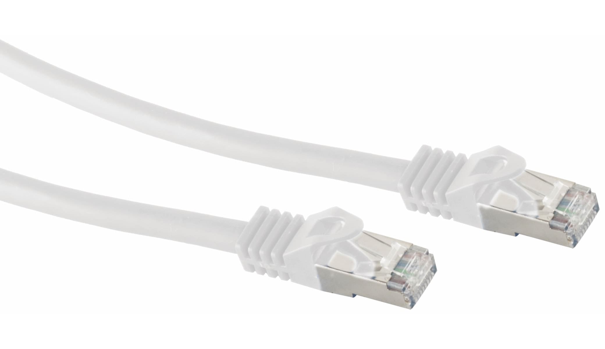 S-IMPULS RJ45 Patchkabel S/FTP (PIMF), m. CAT.7 Rohkabel, 20 m, weiß
