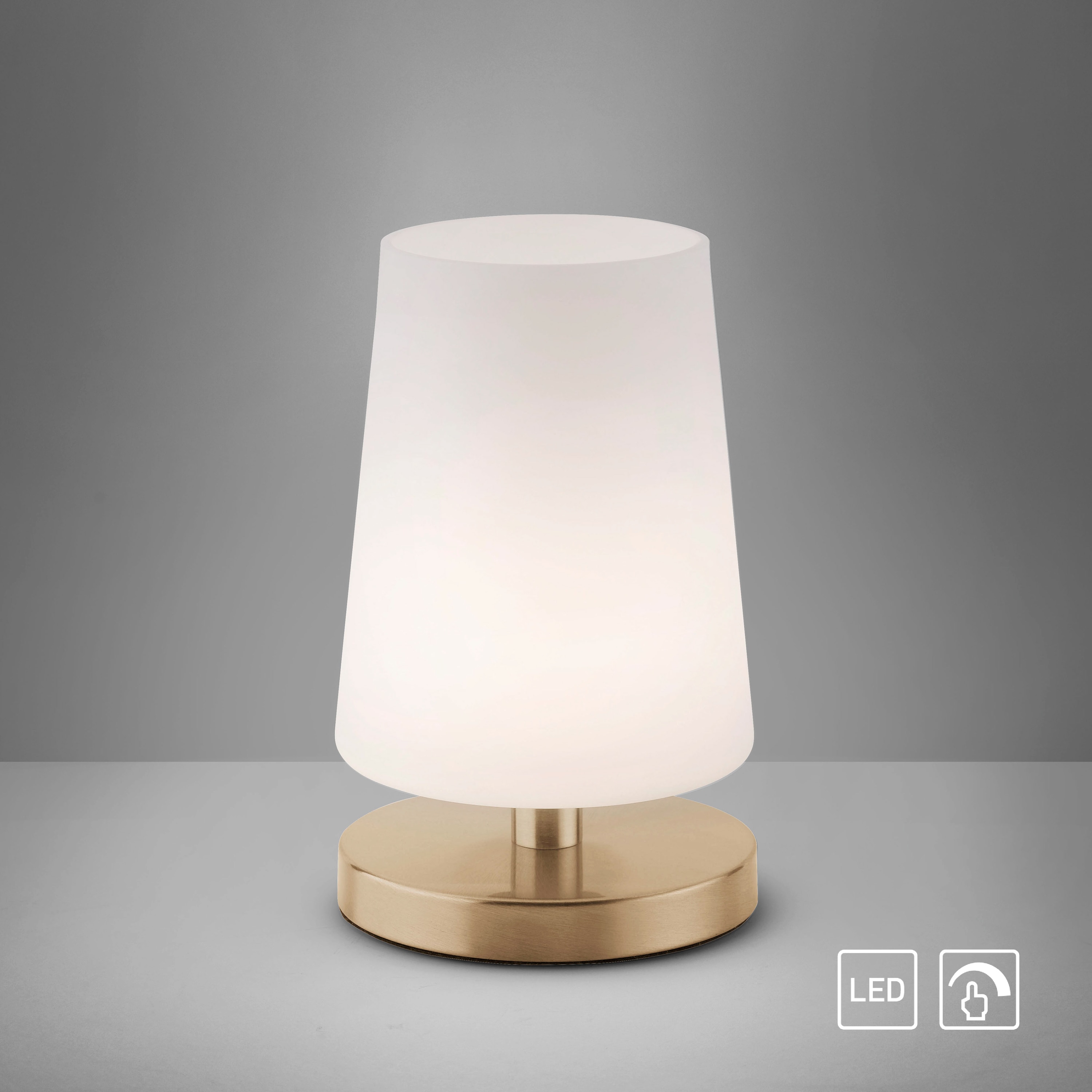 PAUL NEUHAUS LED-Tischleuchte 4146-60 messing-matt, G9, 2,6 W, 265 lm, 3000 K