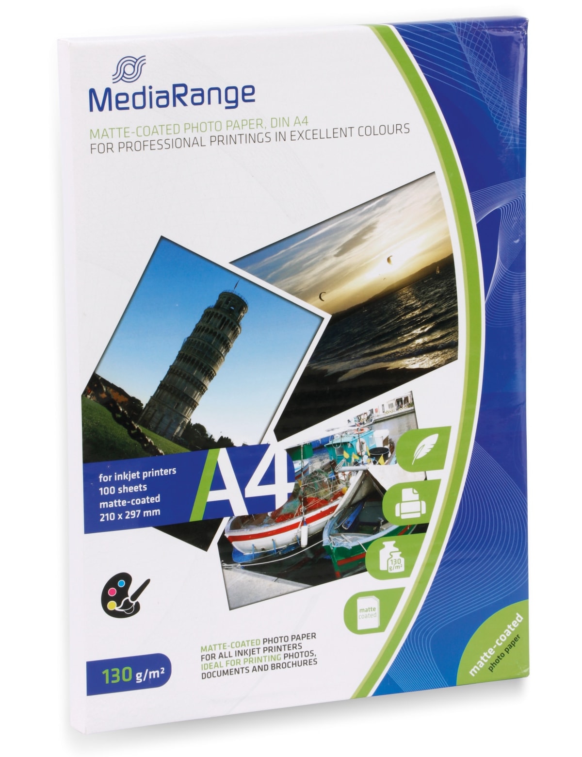 MEDIARANGE Fotopapier DIN A4, 130 g/m², matt MEDIARANGE Fotopapier DIN A4, 130 g/m², matt