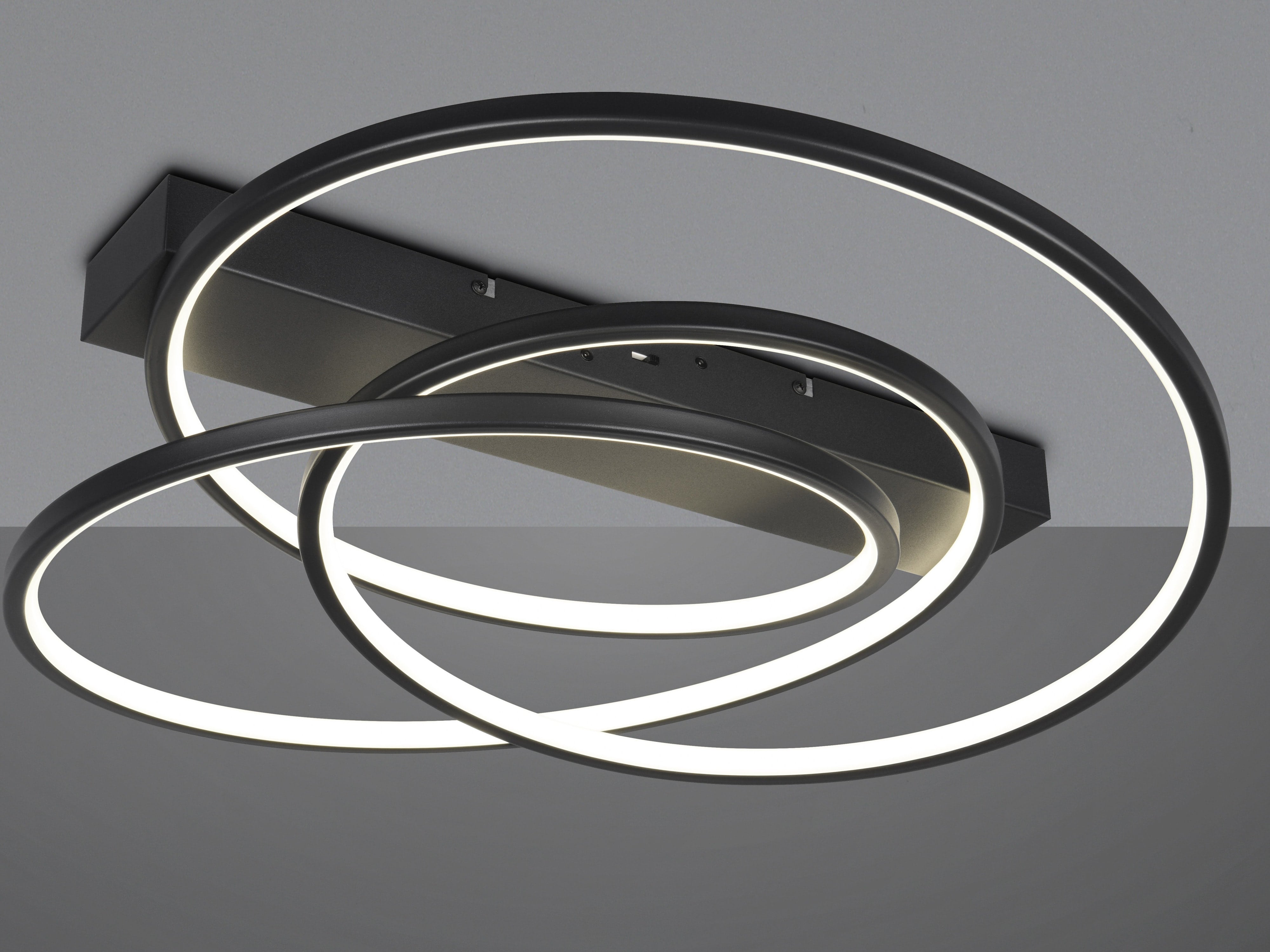 TRIO LED-Deckenleuchte Darvin 649110132 schwarz, 34 W, 4500 lm, CCT
