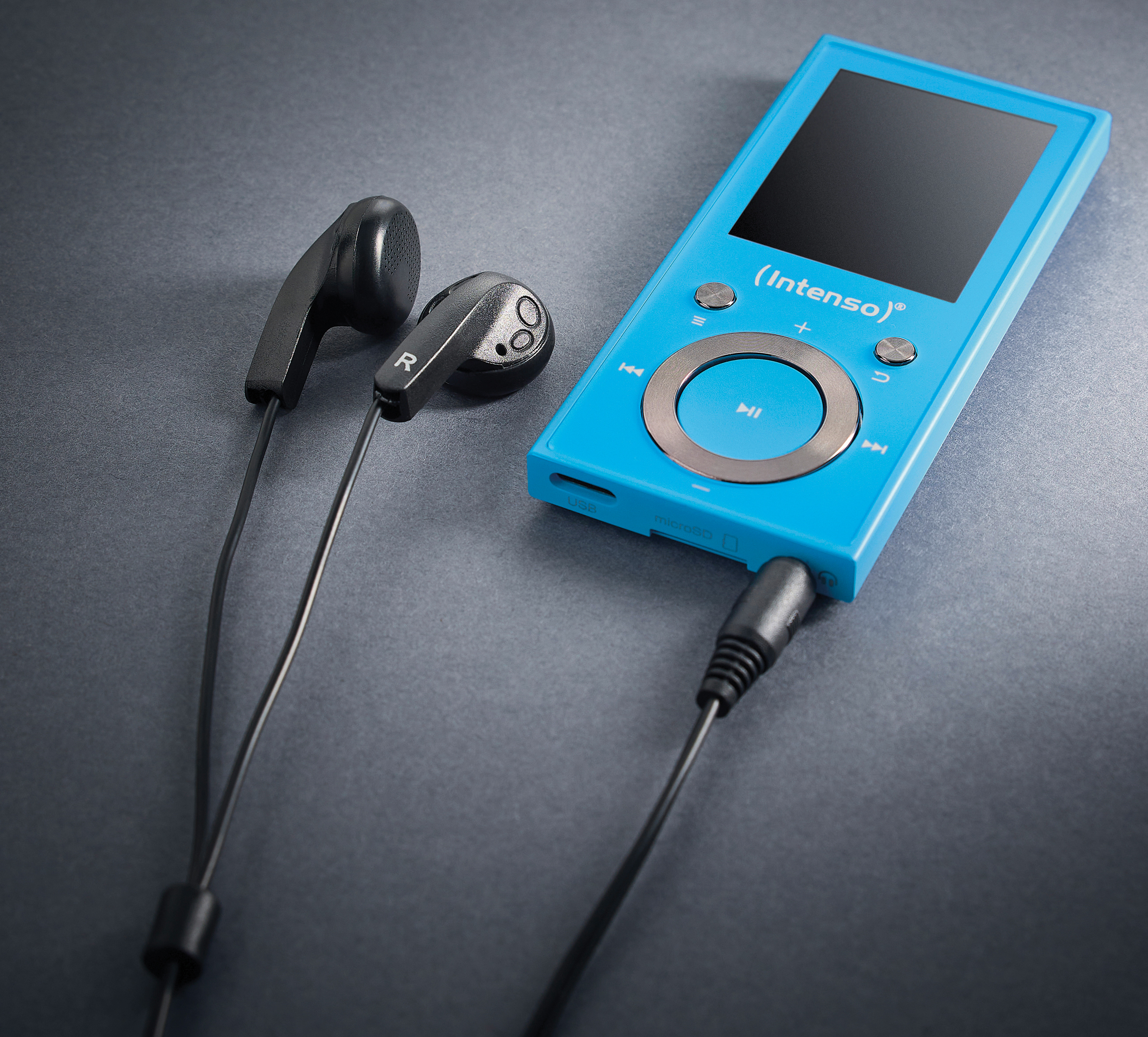 INTENSO MP3-Videoplayer 3717493, Video Scooter BT, 64GB, 4,6 cm (1,8"), blau