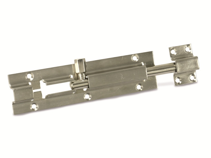 MASTERPROOF Edelstahl-Riegel, rostfrei, 100 mm MASTERPROOF Edelstahl-Riegel, rostfrei, 100 mm