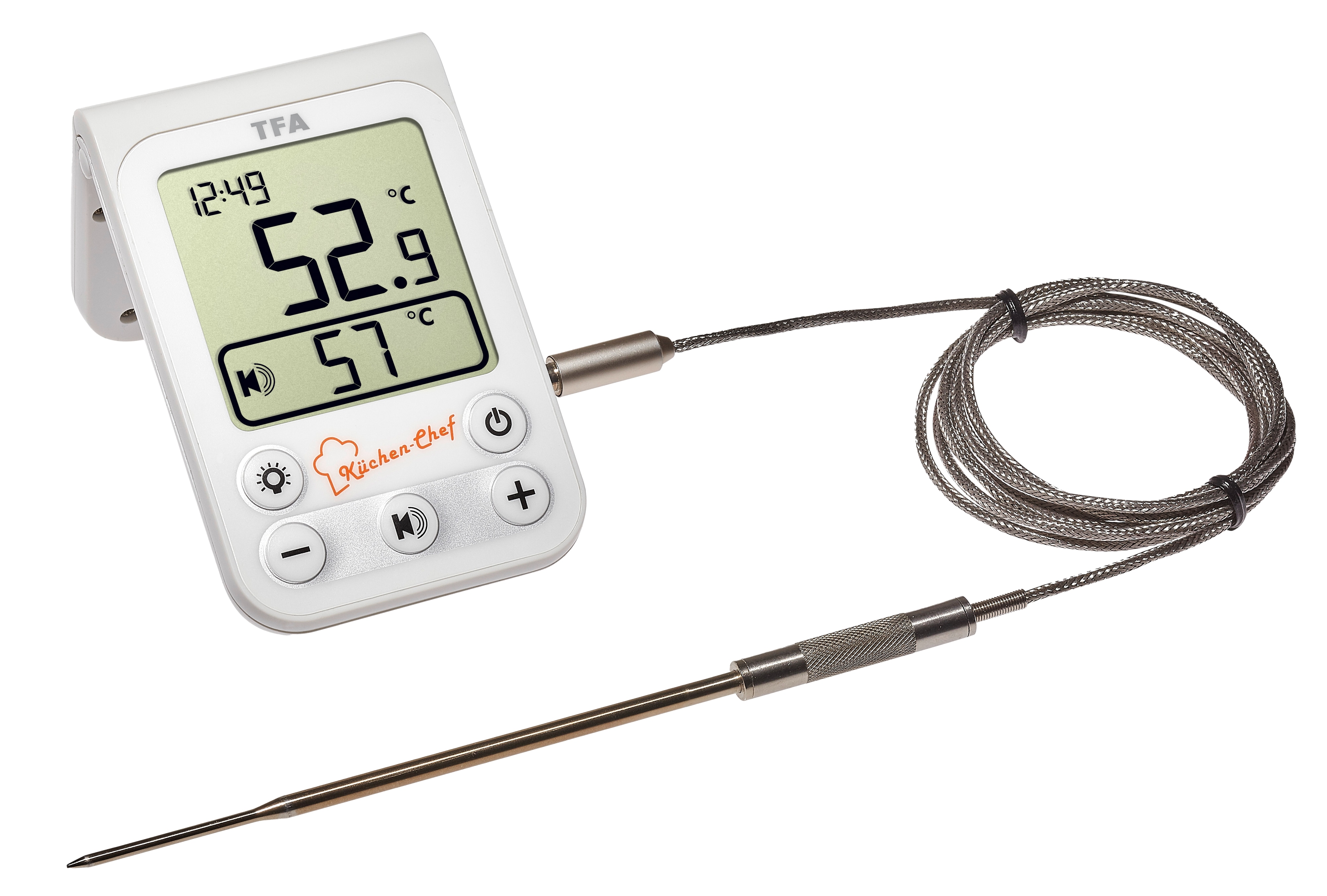 TFA Digitales Grill-Bratenthermometer Küchen-Chef, 14.1510.02 TFA Digitales Grill-Bratenthermometer Küchen-Chef, 14.1510.02