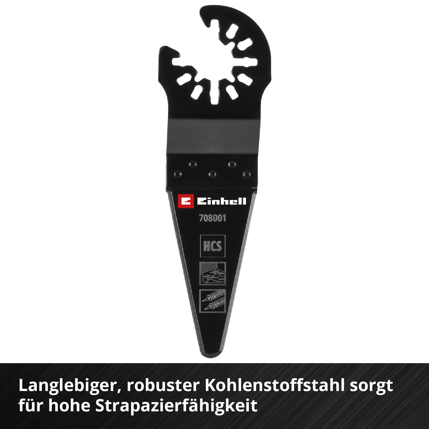 EINHELL Schaber/Messer, 708001, HCS, Spitz
