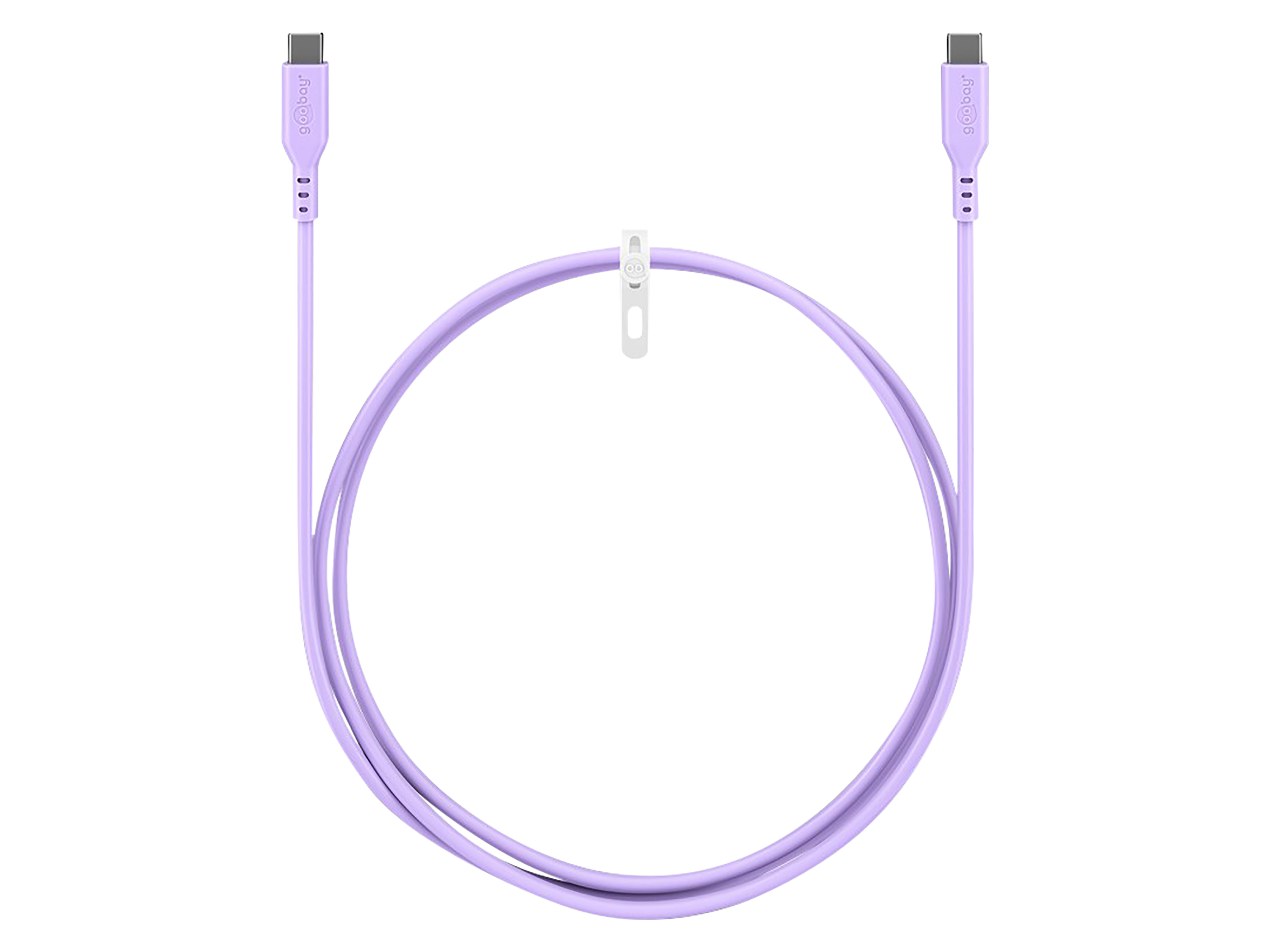 GOOBAY USB-C Kabel 77745 Silikon 1,5m violett GOOBAY USB-C Kabel 77745 Silikon 1,5m violett