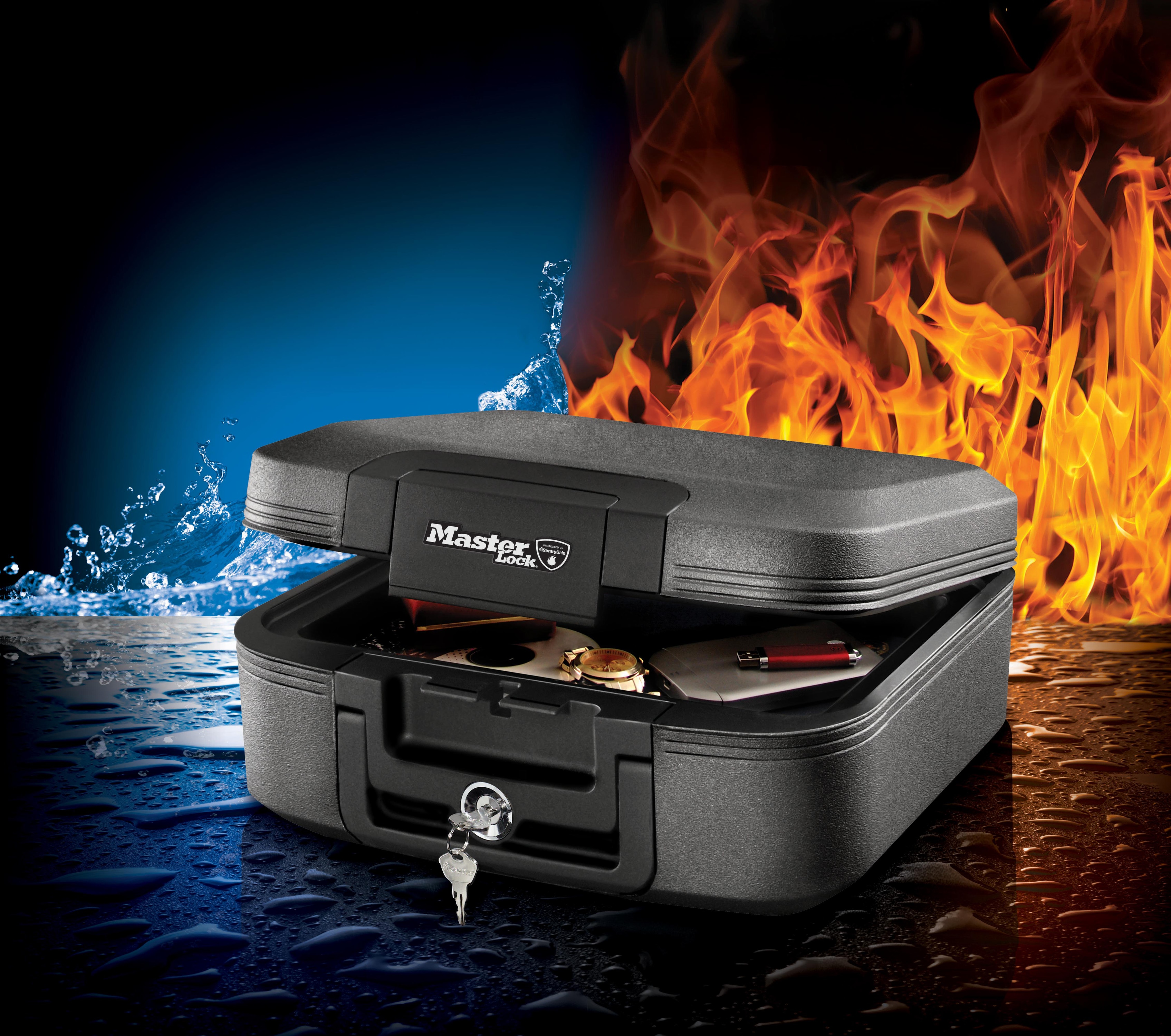  MASTERLOCK Sicherheitskassette LCHW20101, feuer-/wasserbeständig, Größe (M)
