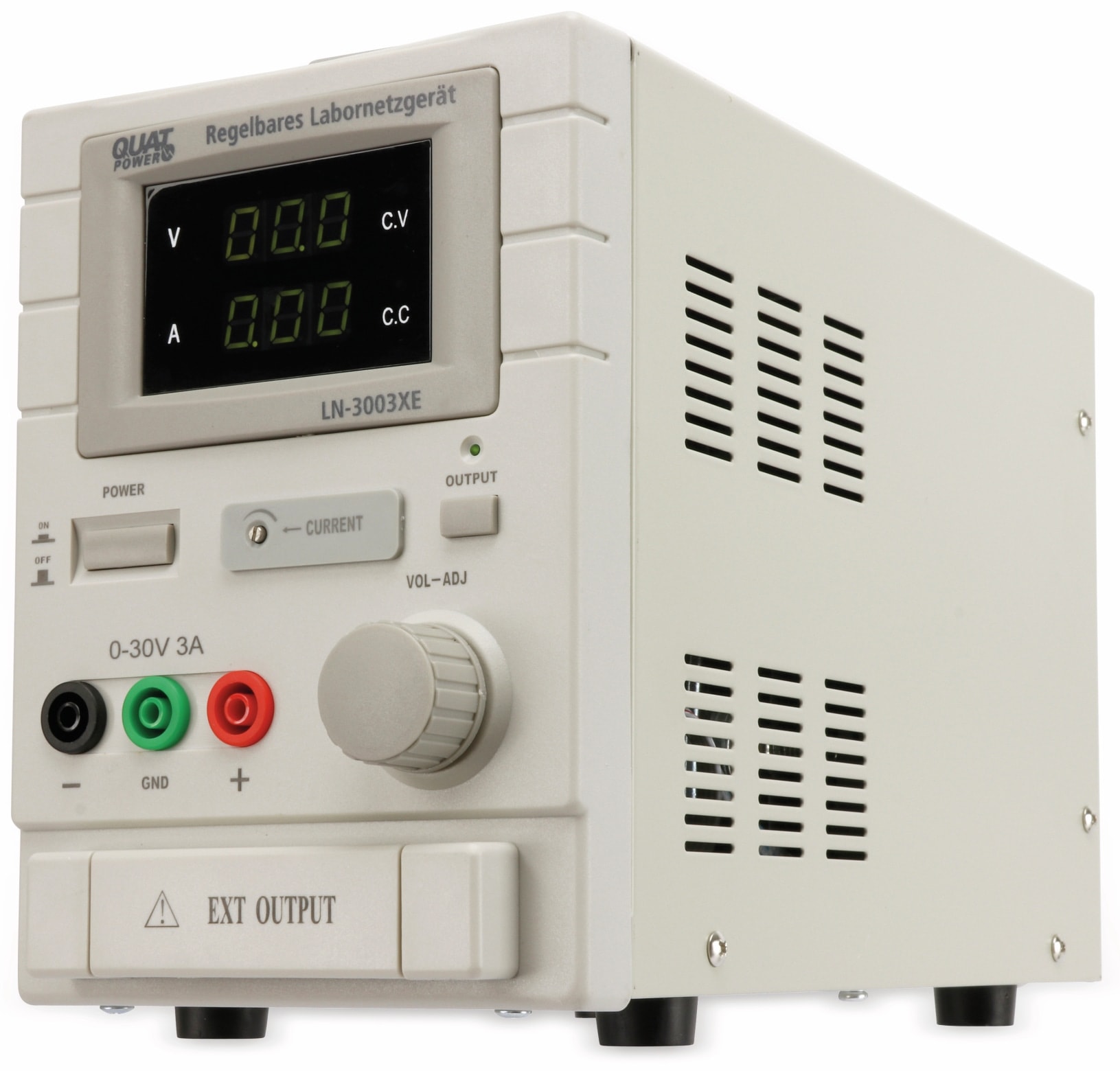 QUATPOWER Labornetzgerät LN-3003XE, 0...30 V-, 0...3 A QUATPOWER Labornetzgerät LN-3003XE, 0...30 V-, 0...3 A