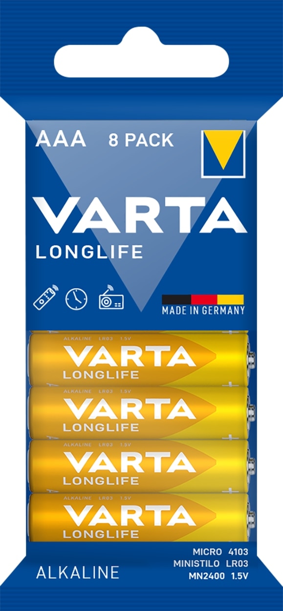 VARTA Micro-Batterie LONGLIFE, 8St. VARTA Micro-Batterie LONGLIFE, 8St.