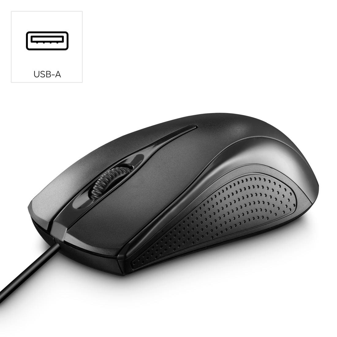 HAMA USB-Maus MC-200, 3 Tasten, schwarz HAMA USB-Maus MC-200, 3 Tasten, schwarz