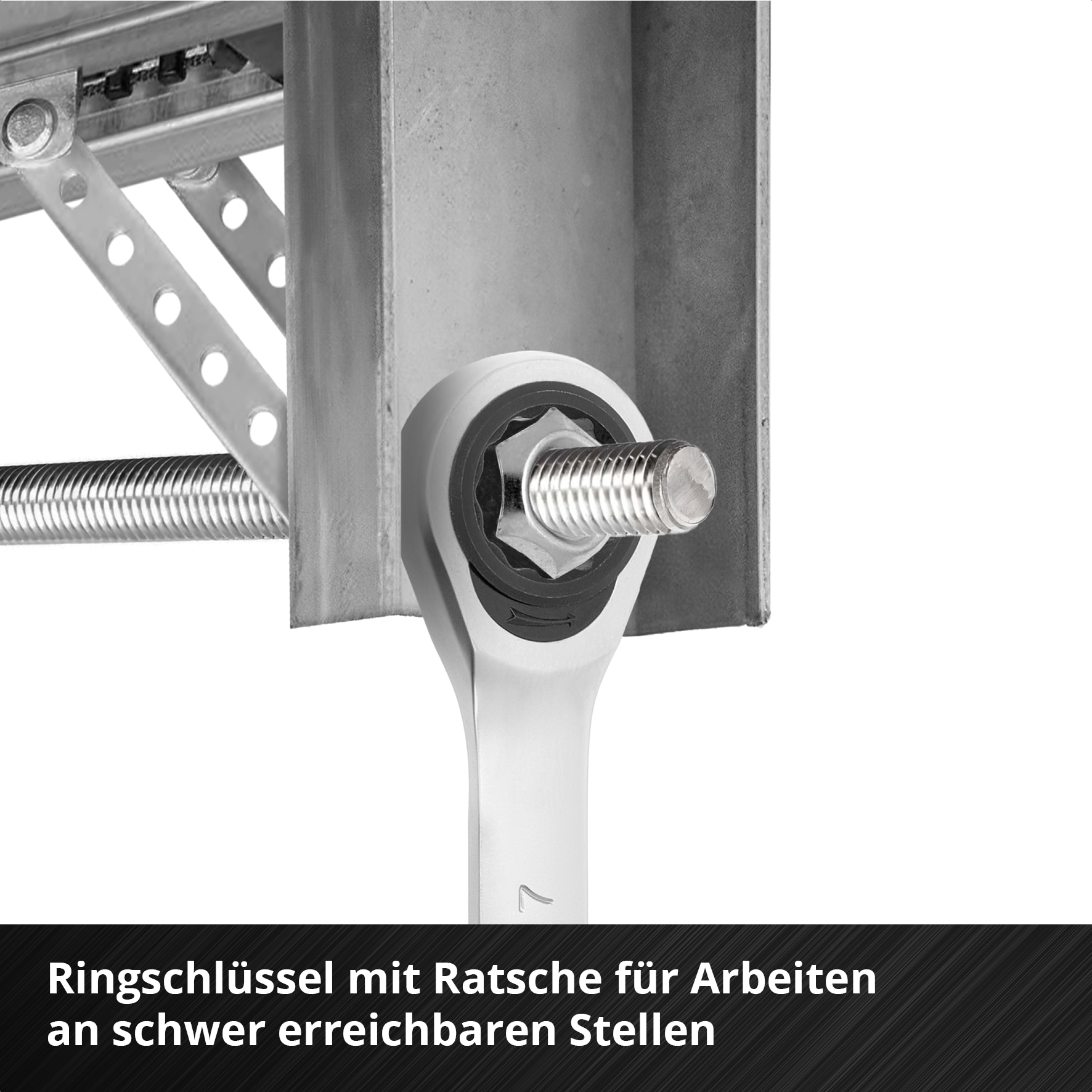 EINHELL Werkzeugkoffer, 370570, E-Case, 80-teilig