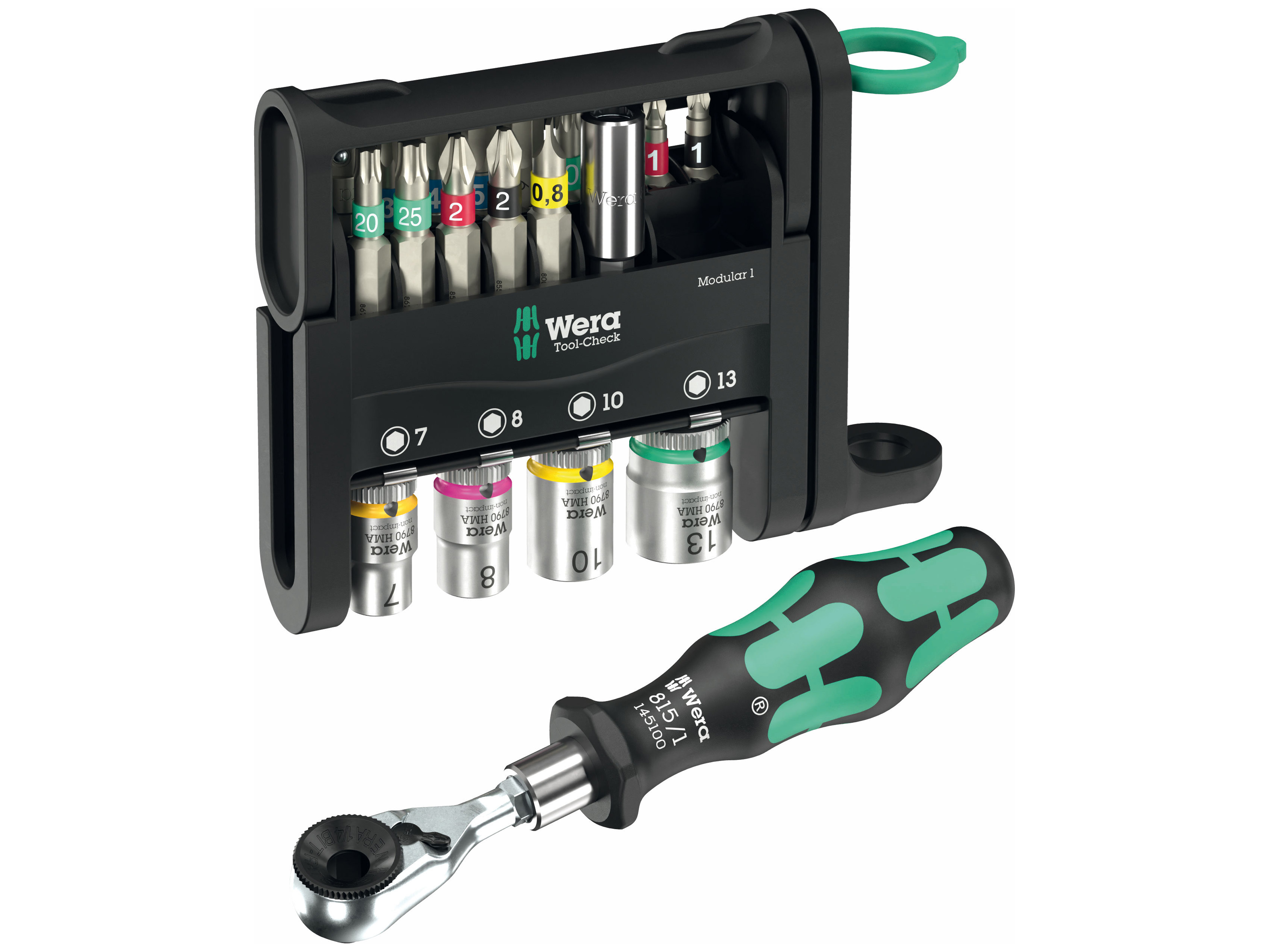 WERA Bit-Set, Tool-Check Modular 1, 05049000001, 21-teilig