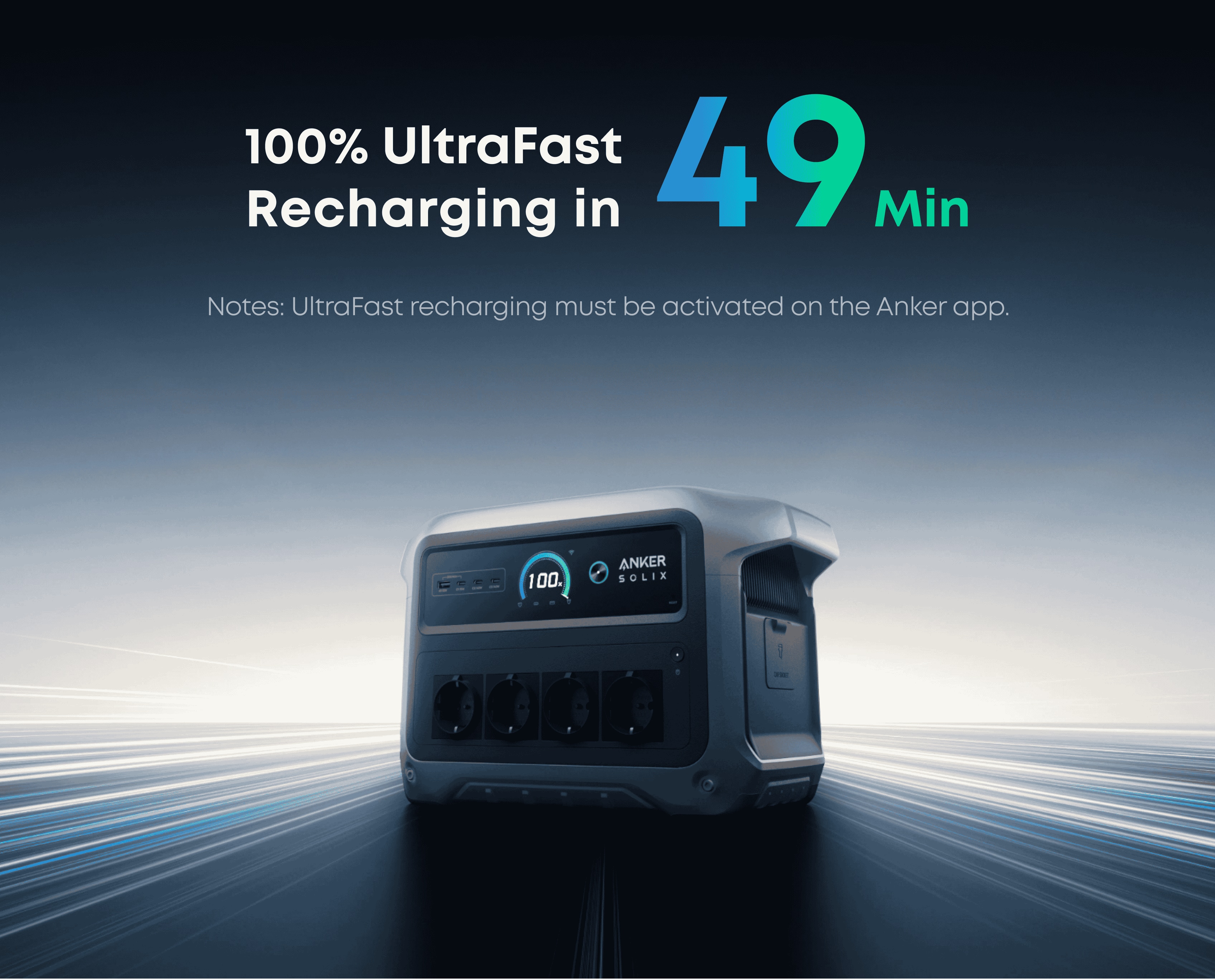 ANKER Powerstation SOLIX C1000 Gen2, 2000W, 1024Wh, App kompatibel