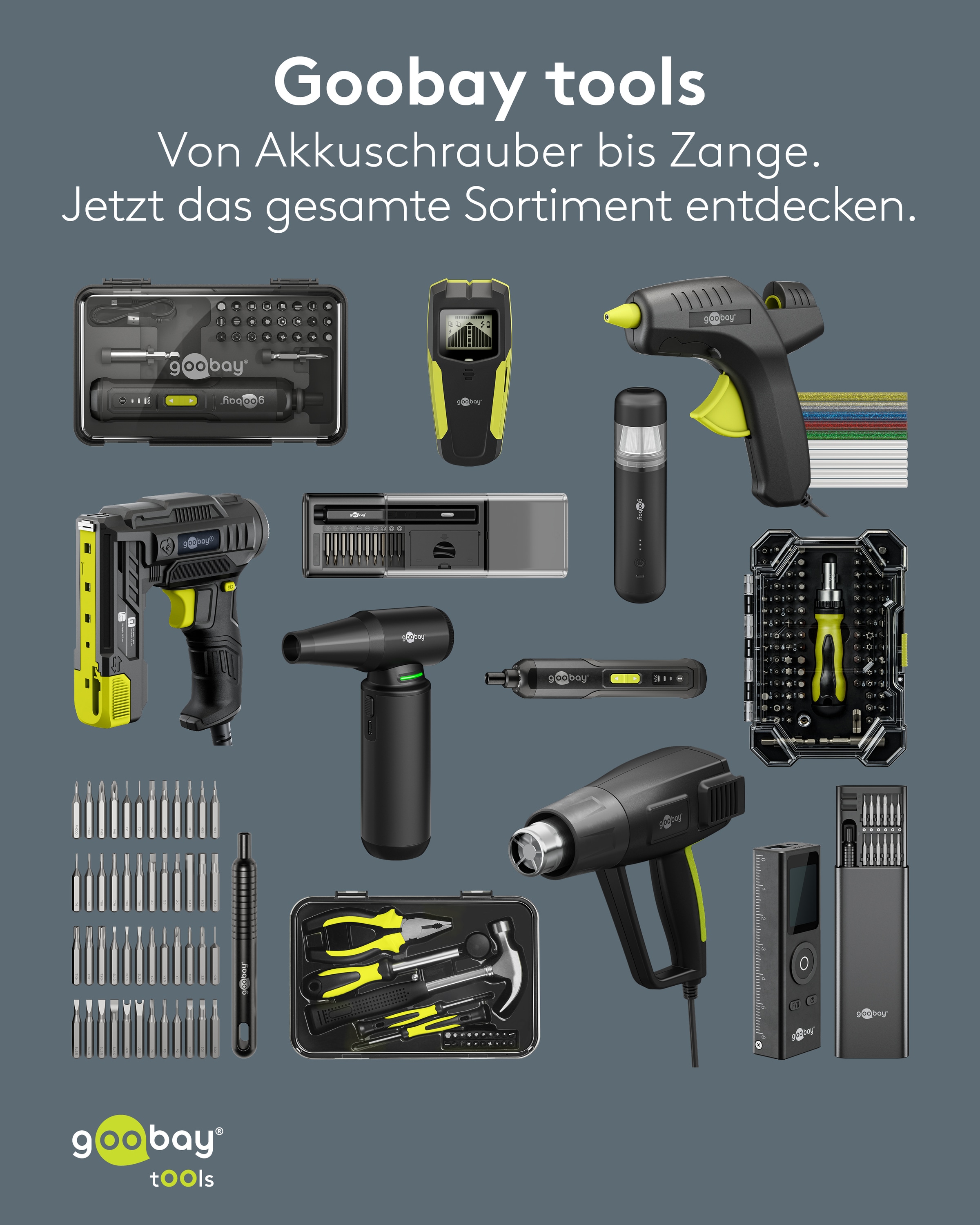 GOOBAY TOOLS Pinzetten-Set, 41256, 6-teilig