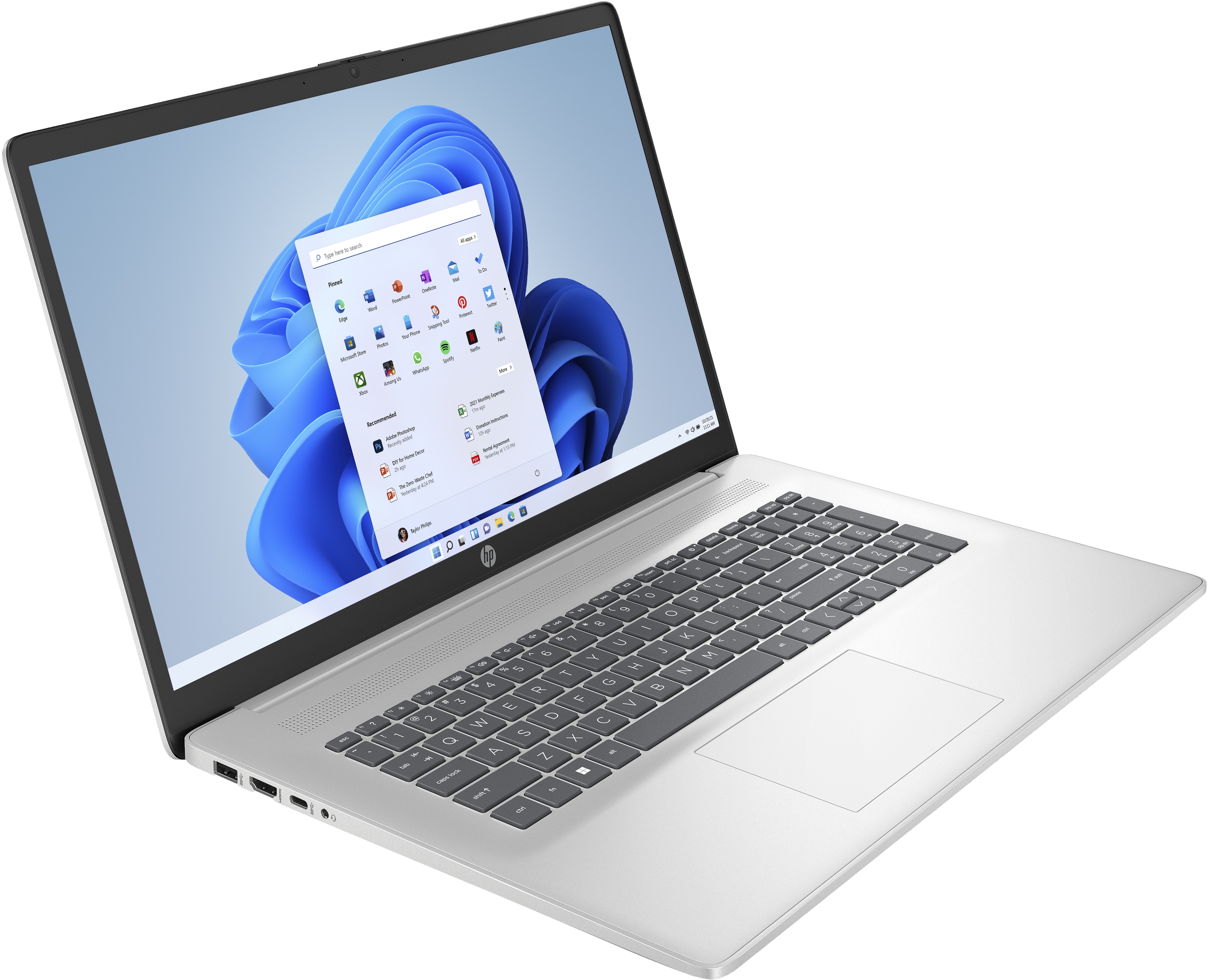 HP Notebook 17-cp2536ng, 43,9cm (17,3"), HD+, AMD Ryzen™ 3 7320U / Verpackung beschädigt HP Notebook 17-cp2536ng, 43,9cm (17,3"), HD+, AMD Ryzen™ 3 7320U / Verpackung beschädigt