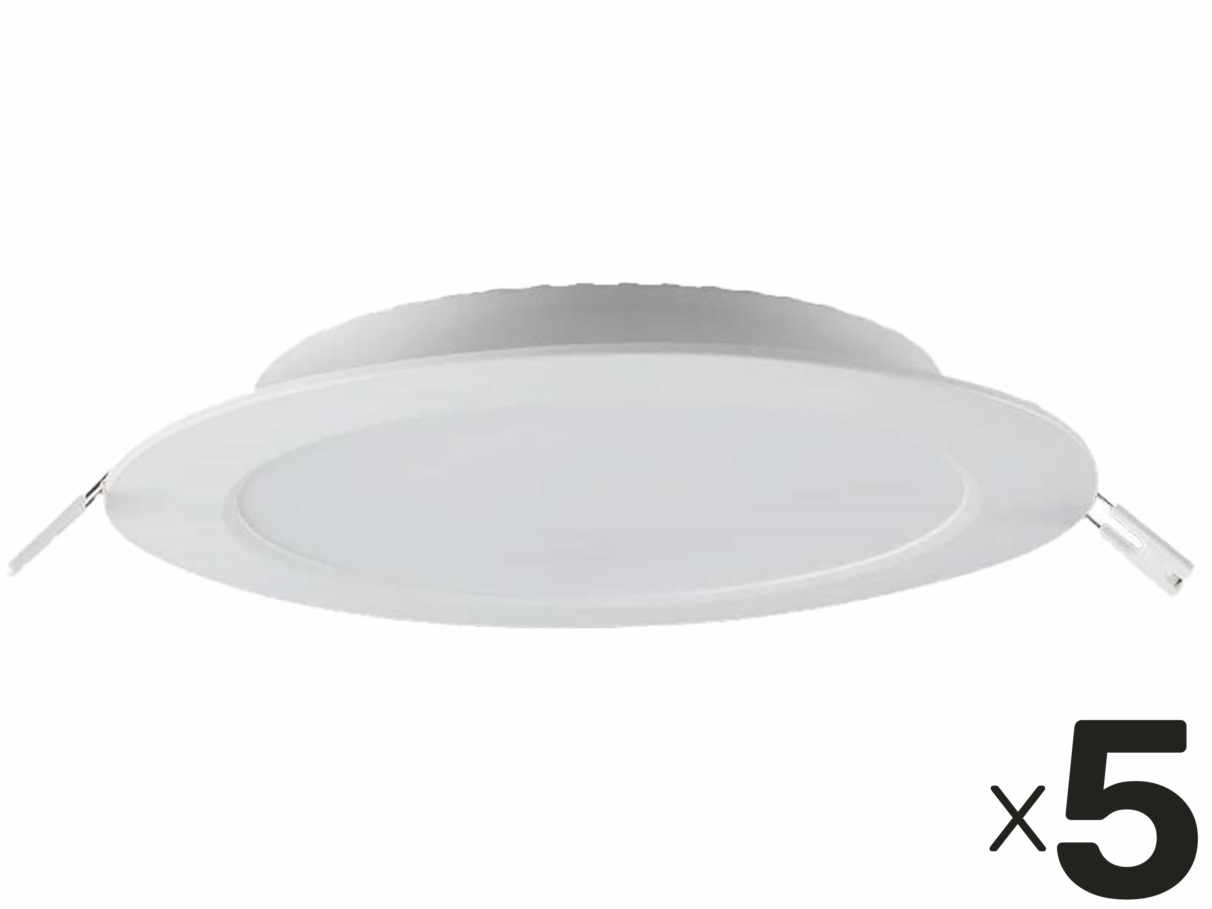 V-TAC LED-Einbauleuchte VT-61006, EEK: E, 6 W, 660 lm, 4000 K, 5 Stück V-TAC LED-Einbauleuchte VT-61006, EEK: E, 6 W, 660 lm, 4000 K, 5 Stück