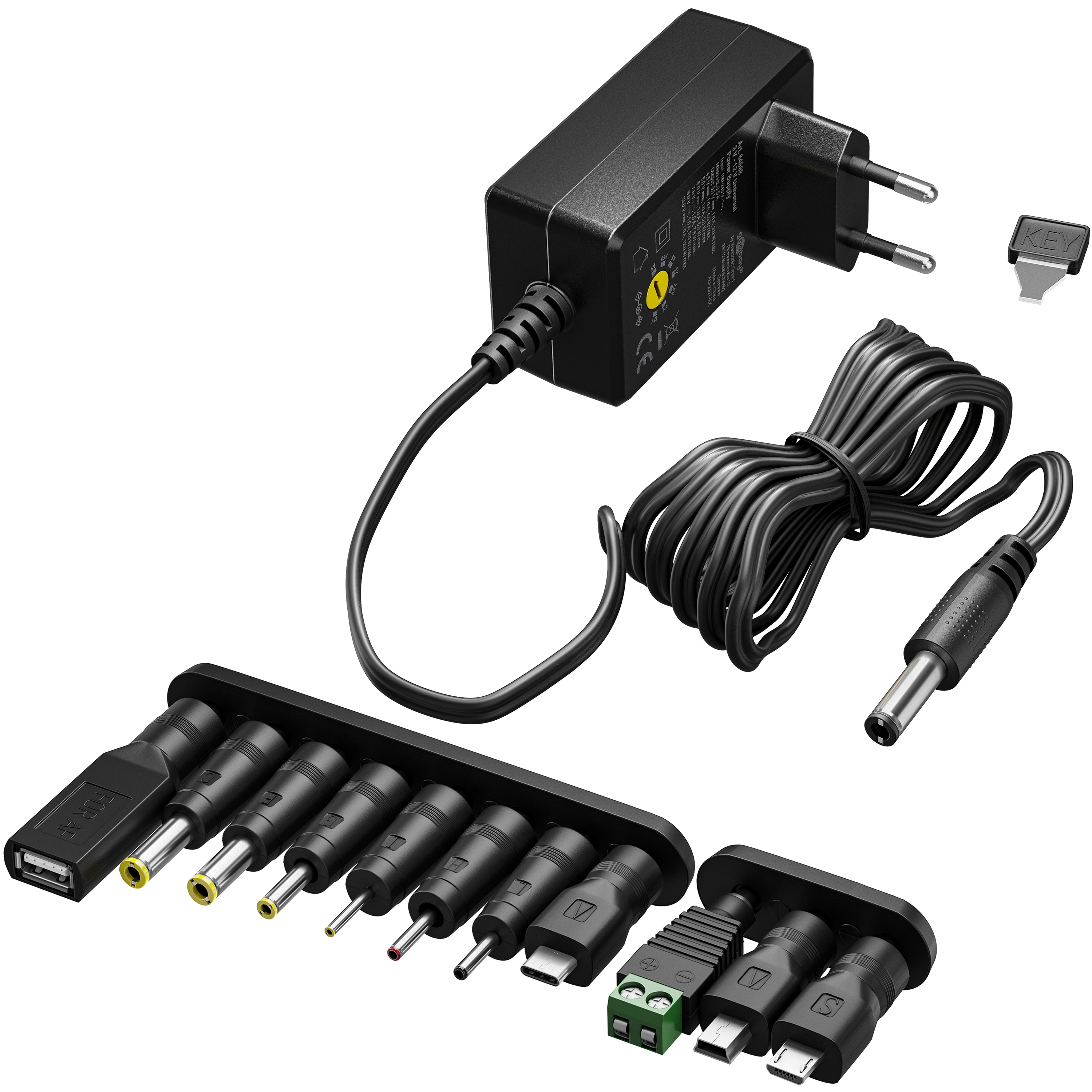 GOOBAY Universal-Netzteil 65592, 3-12V, 3,6W, mit 11 Adaptern GOOBAY Universal-Netzteil 65592, 3-12V, 3,6W, mit 11 Adaptern