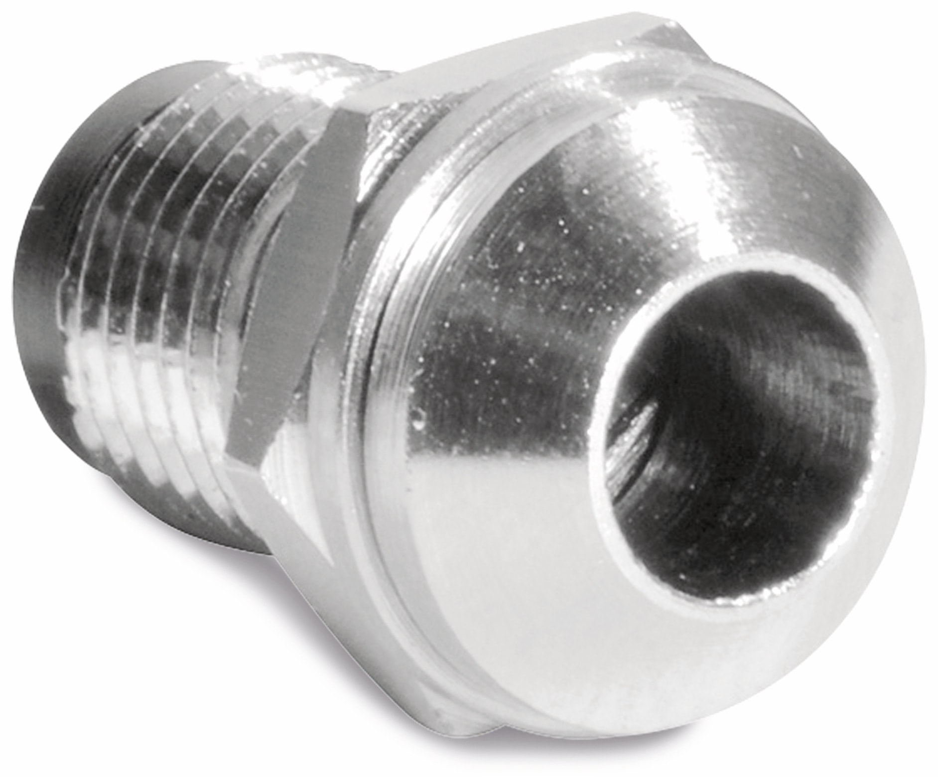 LED Fassung, 5 mm, Nickel, erhöht