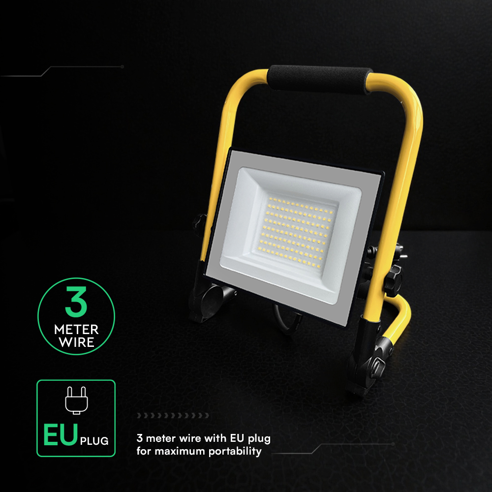 V-TAC LED-Arbeitsleuchte VT-242196, EEK: F, 50W, 5000lm, 6500k, 115°