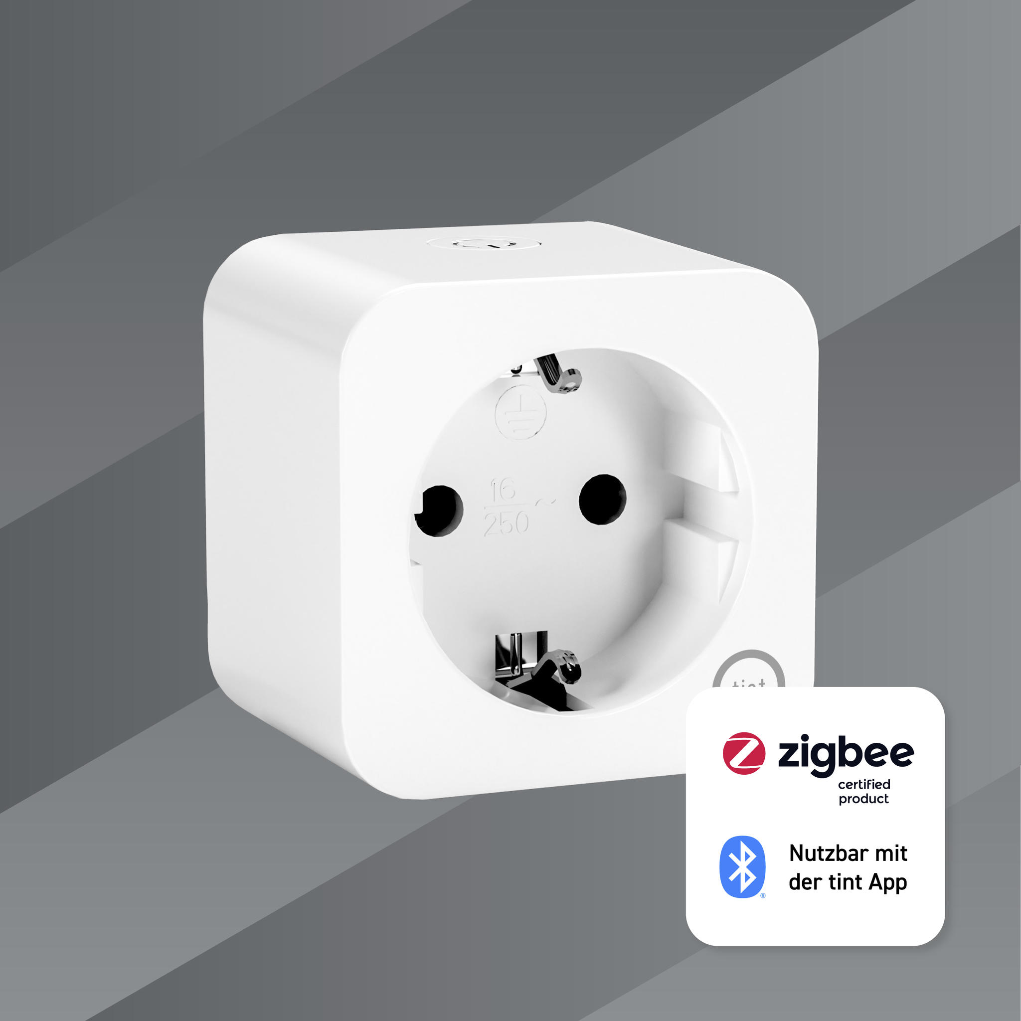 MÜLLER-LICHT Tint smarte Steckdose, Smart Plug, weiß
