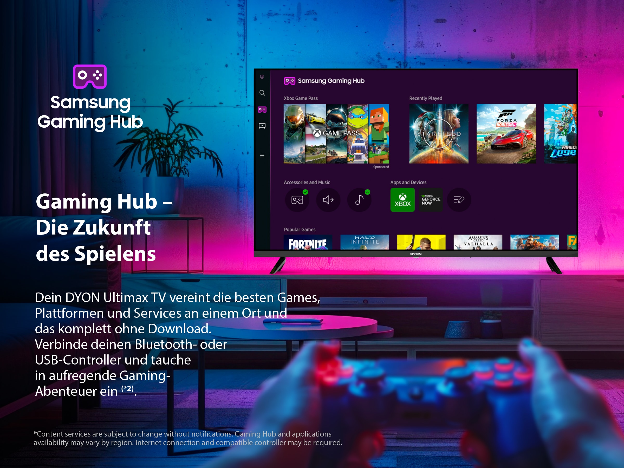DYON LED-TV Ultimax 43F-TI, 108 cm (43"), EEK: E, FullHD