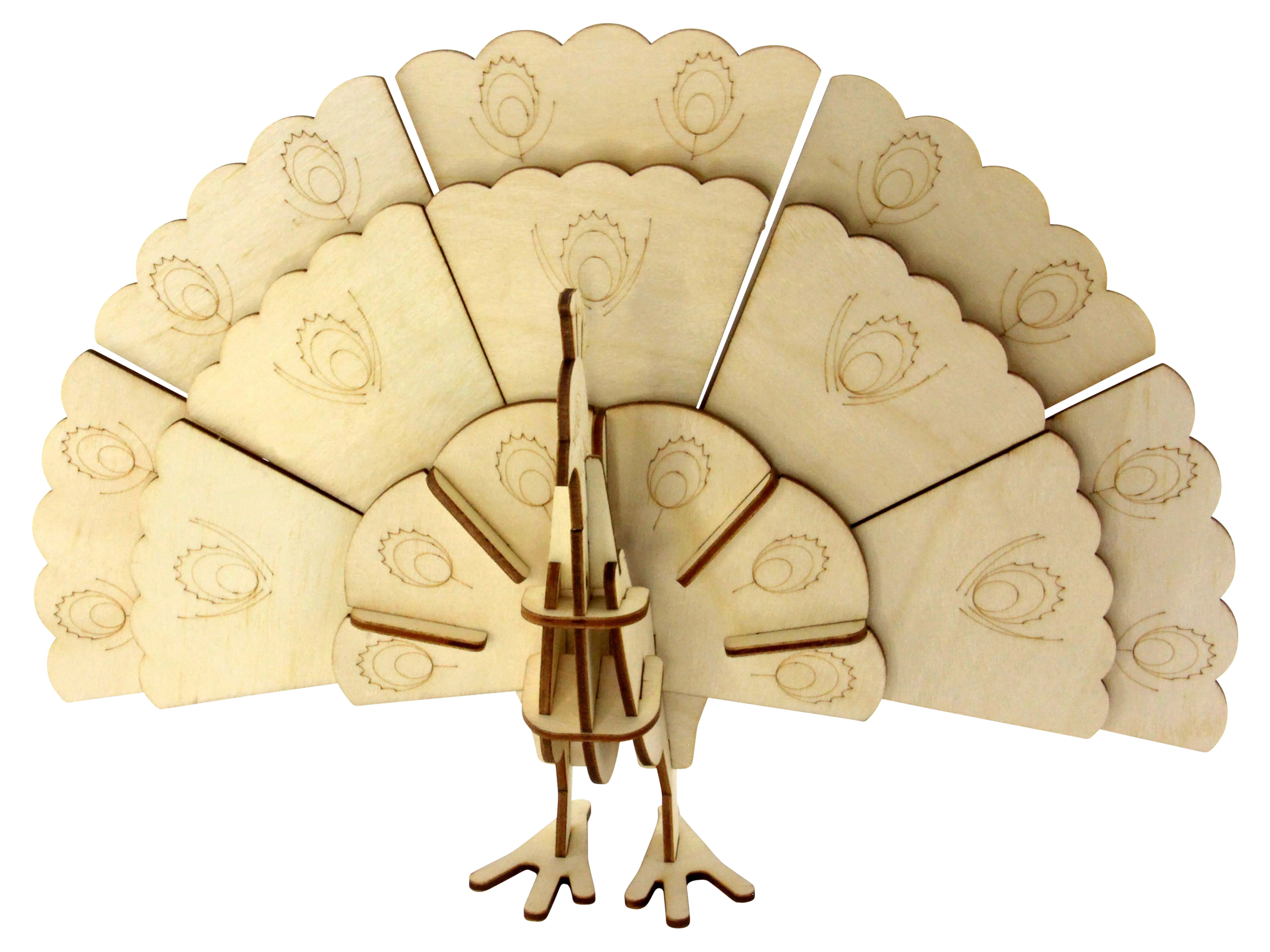 SOL-EXPERT 3D Holz Puzzle Pfau