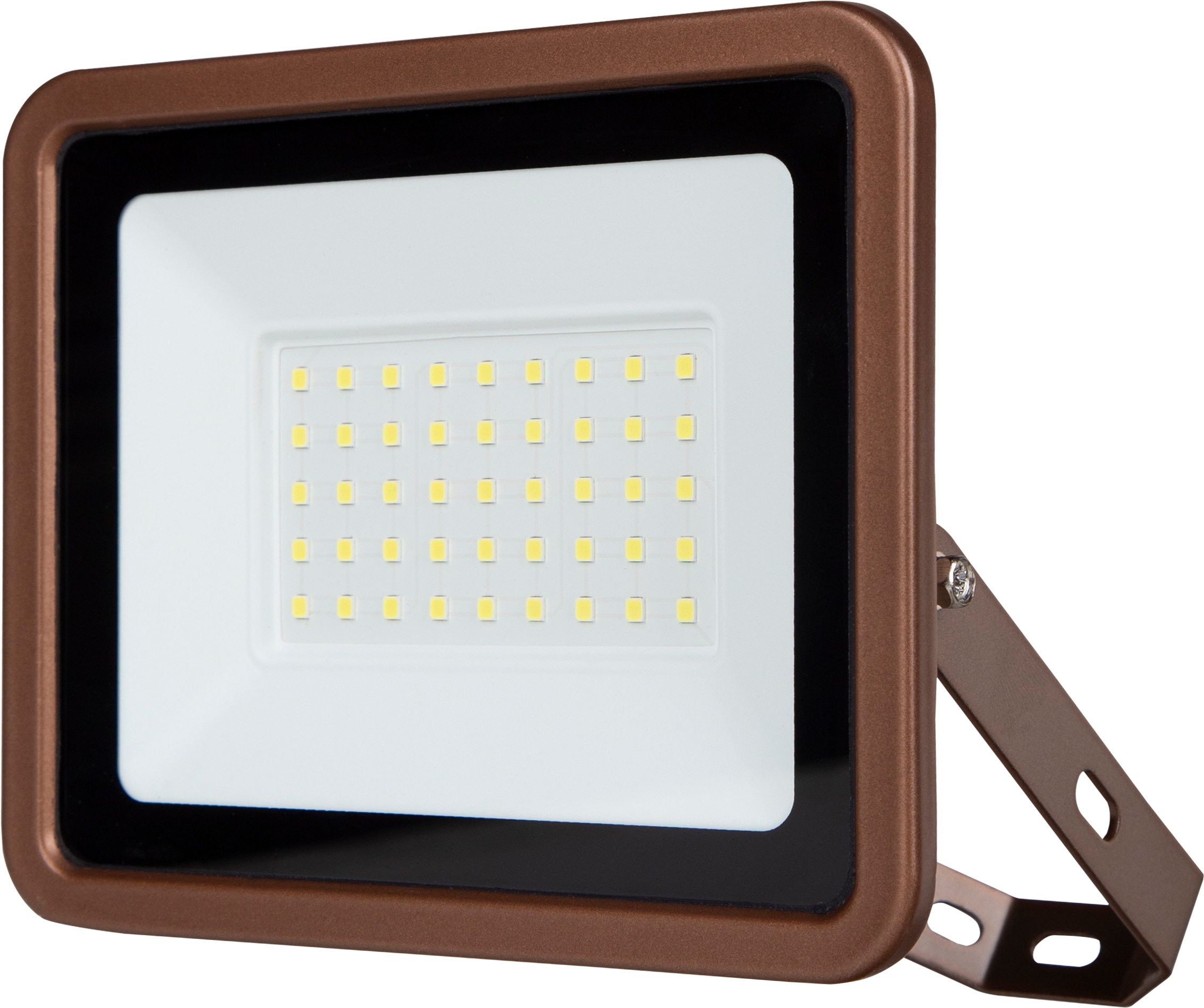 REV LED-Fluter Eco+, 30W, 6500K, 2550lm, kaltweiß, IP65, bronze