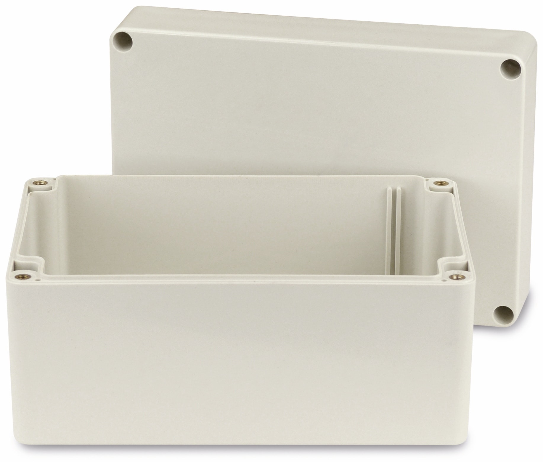 Modulgehäuse ABS, 160x110x90 mm, IP65, lichtgrau