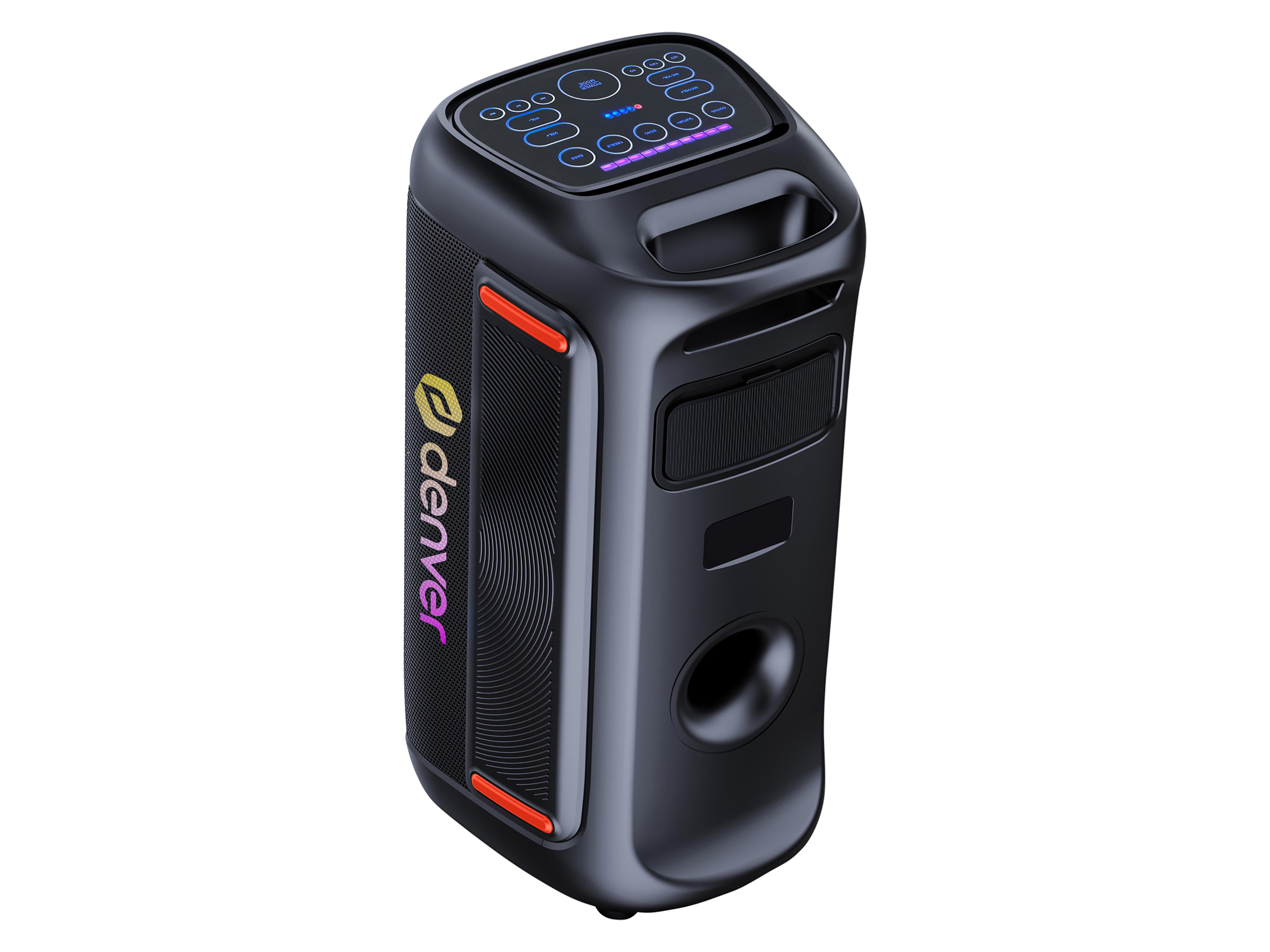 DENVER Bluetooth Lautsprecher BPS-370, 100 W, mit Licht-Animation Bluetooth Lautsprecher DENVER BPS-370, 100 W, mit Licht-Animation