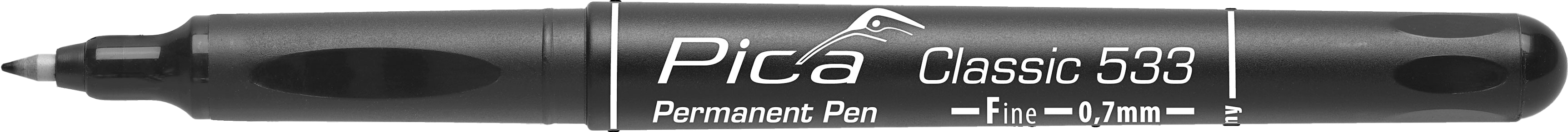 PICA Classic Permanent Pen, 533/46/SB, Fine, schwarz PICA Classic Permanent Pen, 533/46/SB, Fine, schwarz