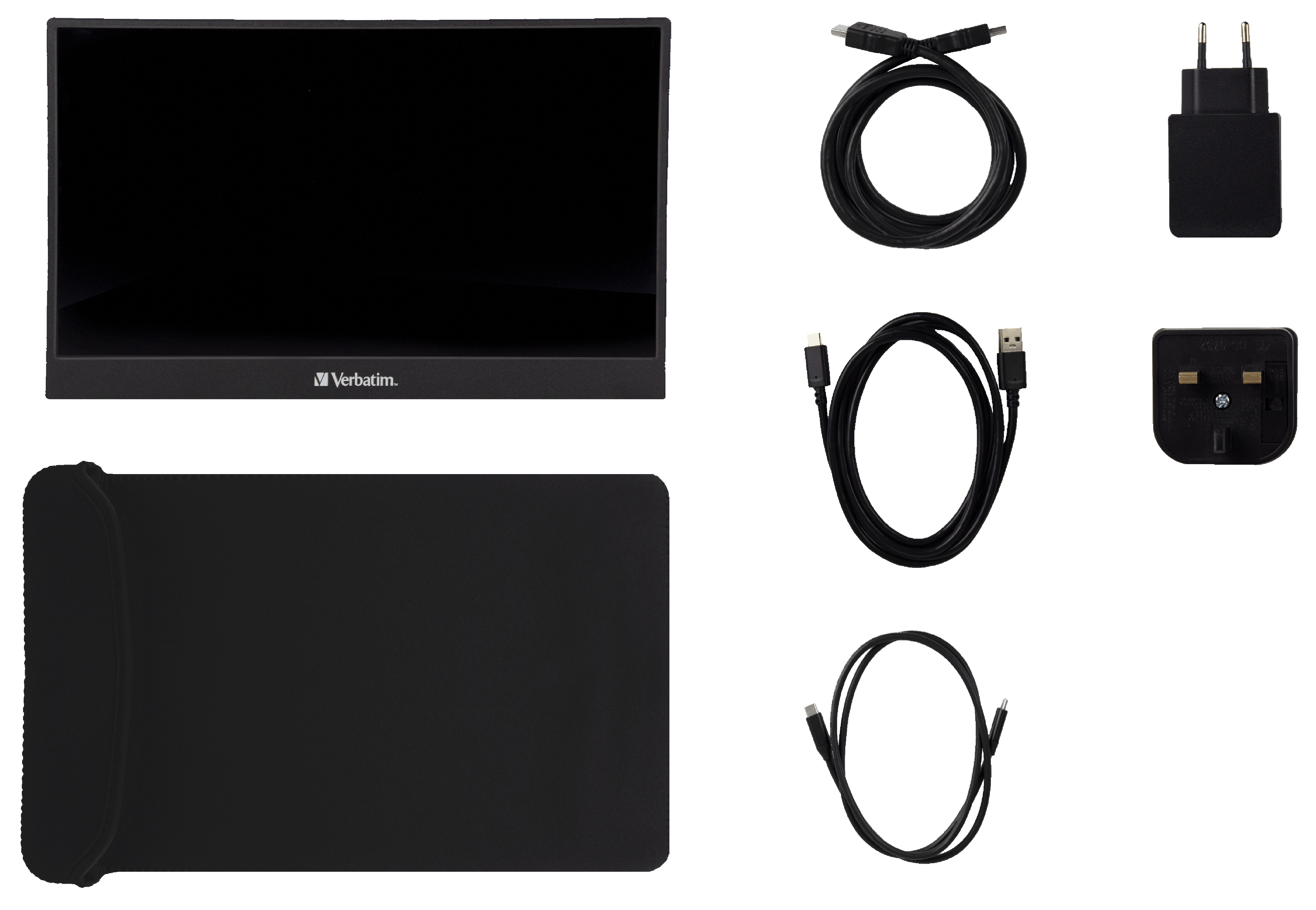 VERBATIM Tragbarer Monitor PM-14, 35,6 cm (14"), HDMI, USB-C VERBATIM Tragbarer Monitor PM-14, 35,6 cm (14"), HDMI, USB-C