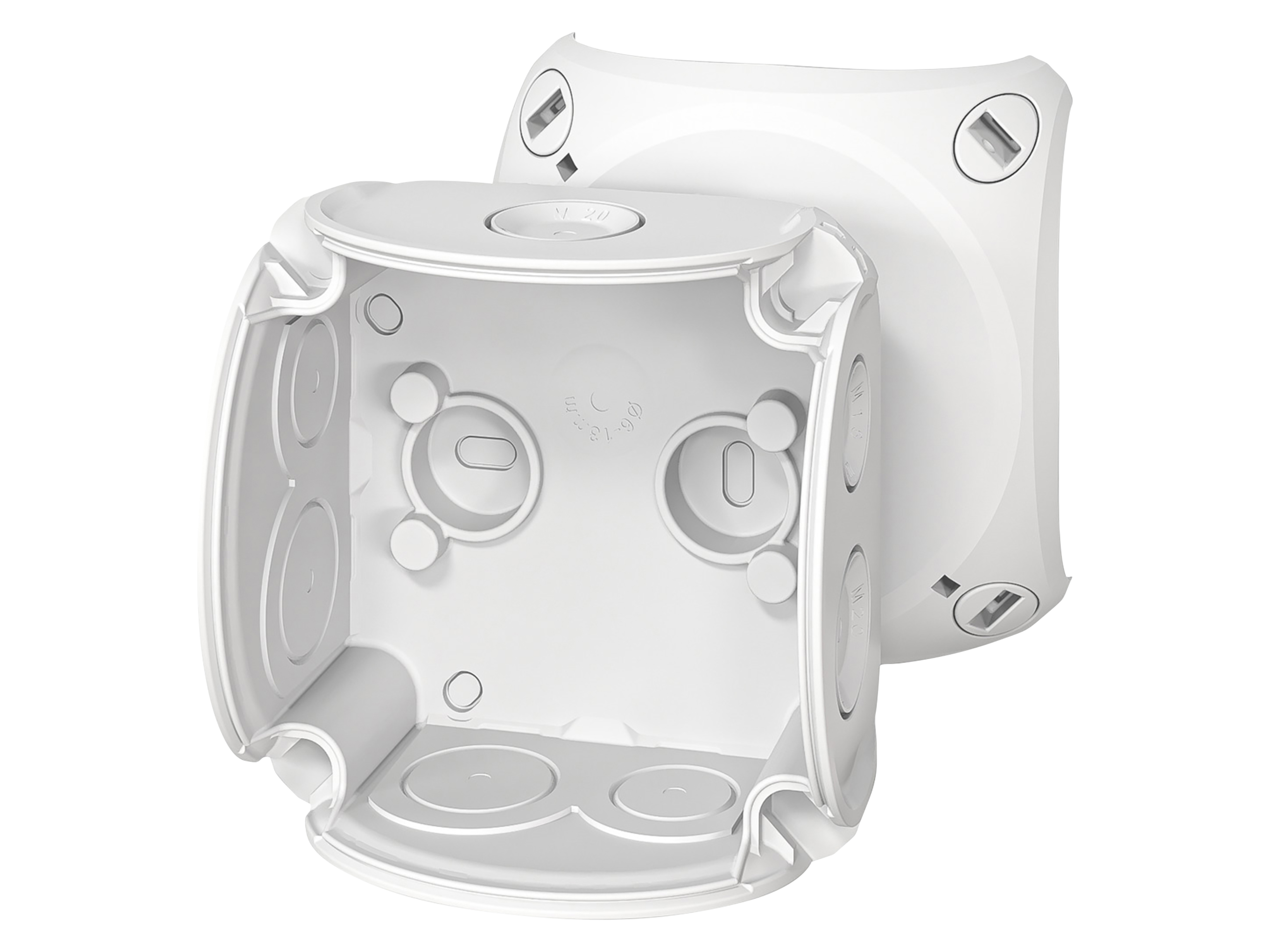 HENSEL Abzweigkasten DK 0100 G, 84x84x55 mm, grau HENSEL Abzweigkasten DK 0100 G, 84x84x55 mm, grau