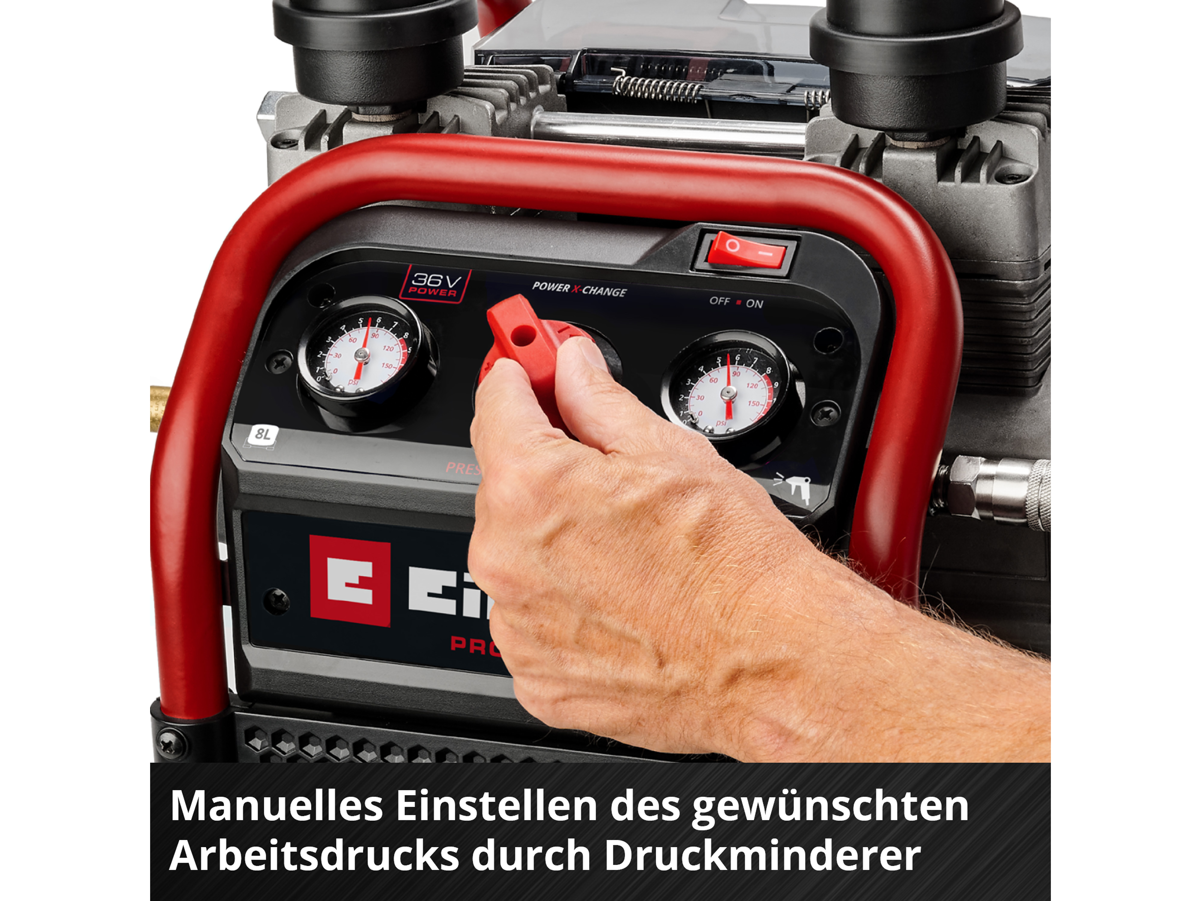 EINHELL PROFESSIONAL Akku-Kompressor SILENZZO 36/210, 4020380