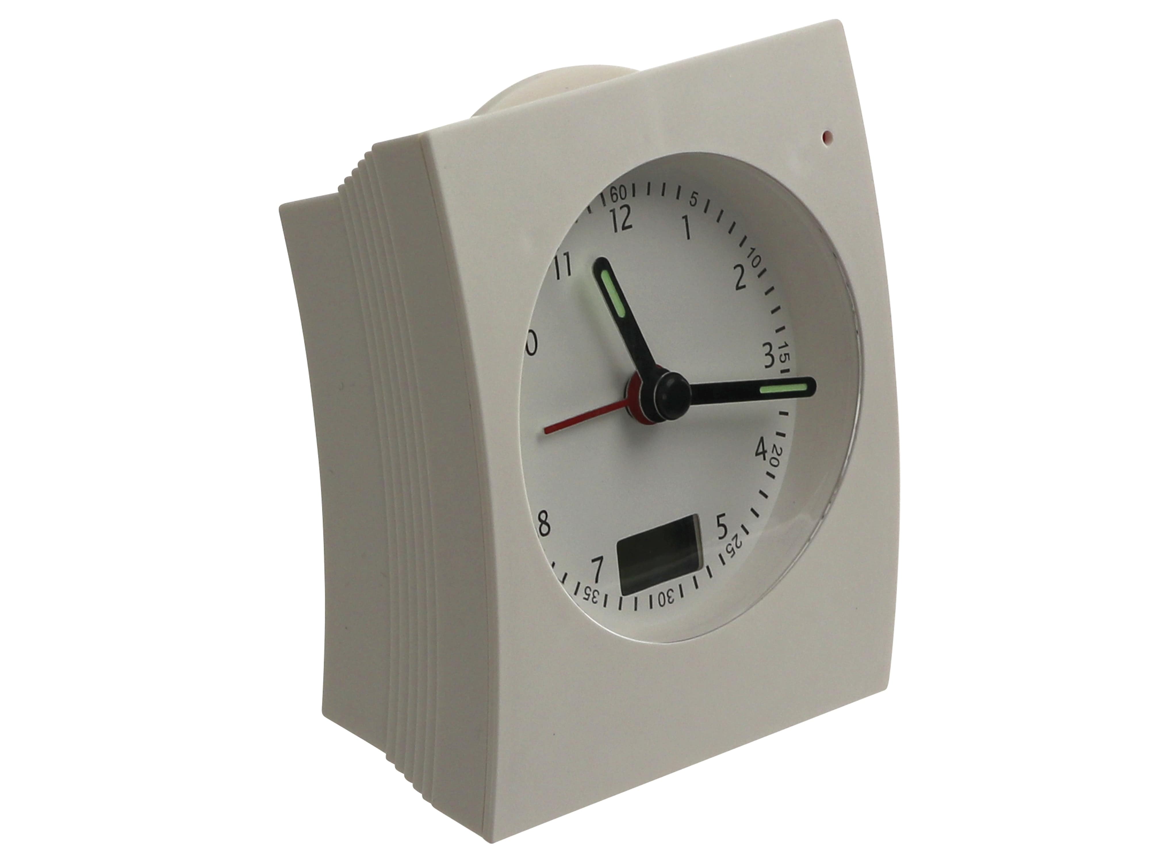 Funkwecker, analog, 784-02-2020-04, weiß, B-Ware