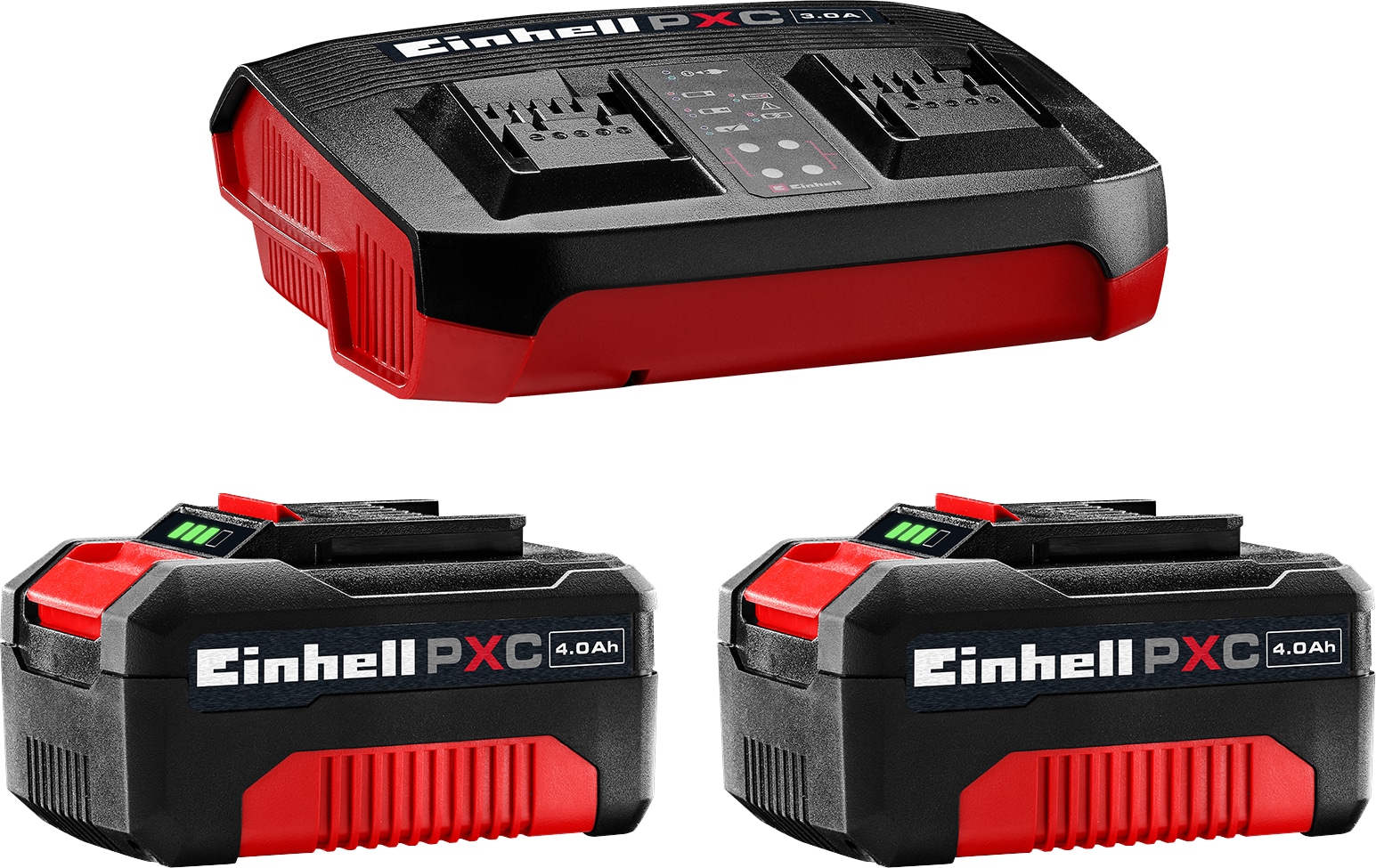 EINHELL PXC-Twincharger-Kit, 2x 4,0 Ah, 18 V, 4512112