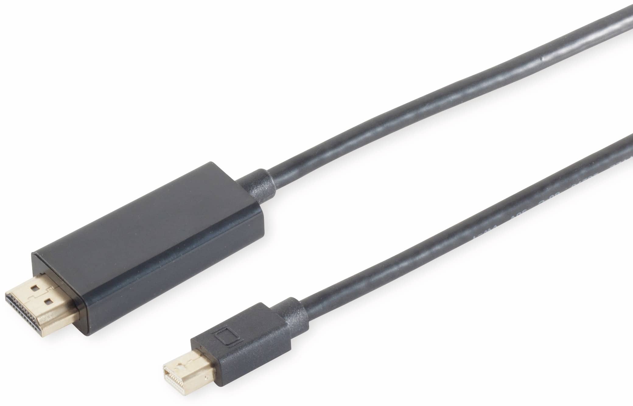 1.2 DisplayPort-Kabel, MiniDP/HDMI, Stecker/Stecker, 4K, 2,0 m