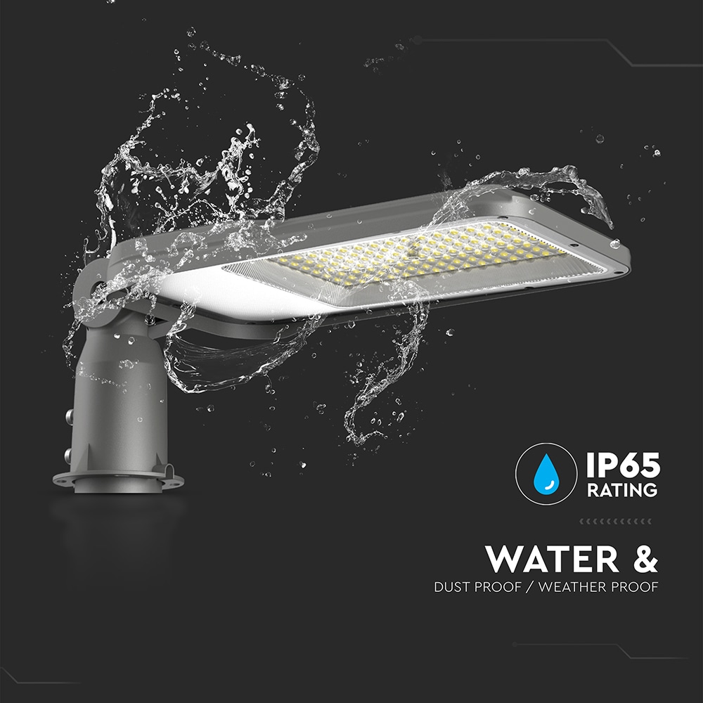 V-TAC LED-Straßenleuchte, VT-105ST, EEK: E, 100 W, 9400 lm, 6500 K, Schwarz