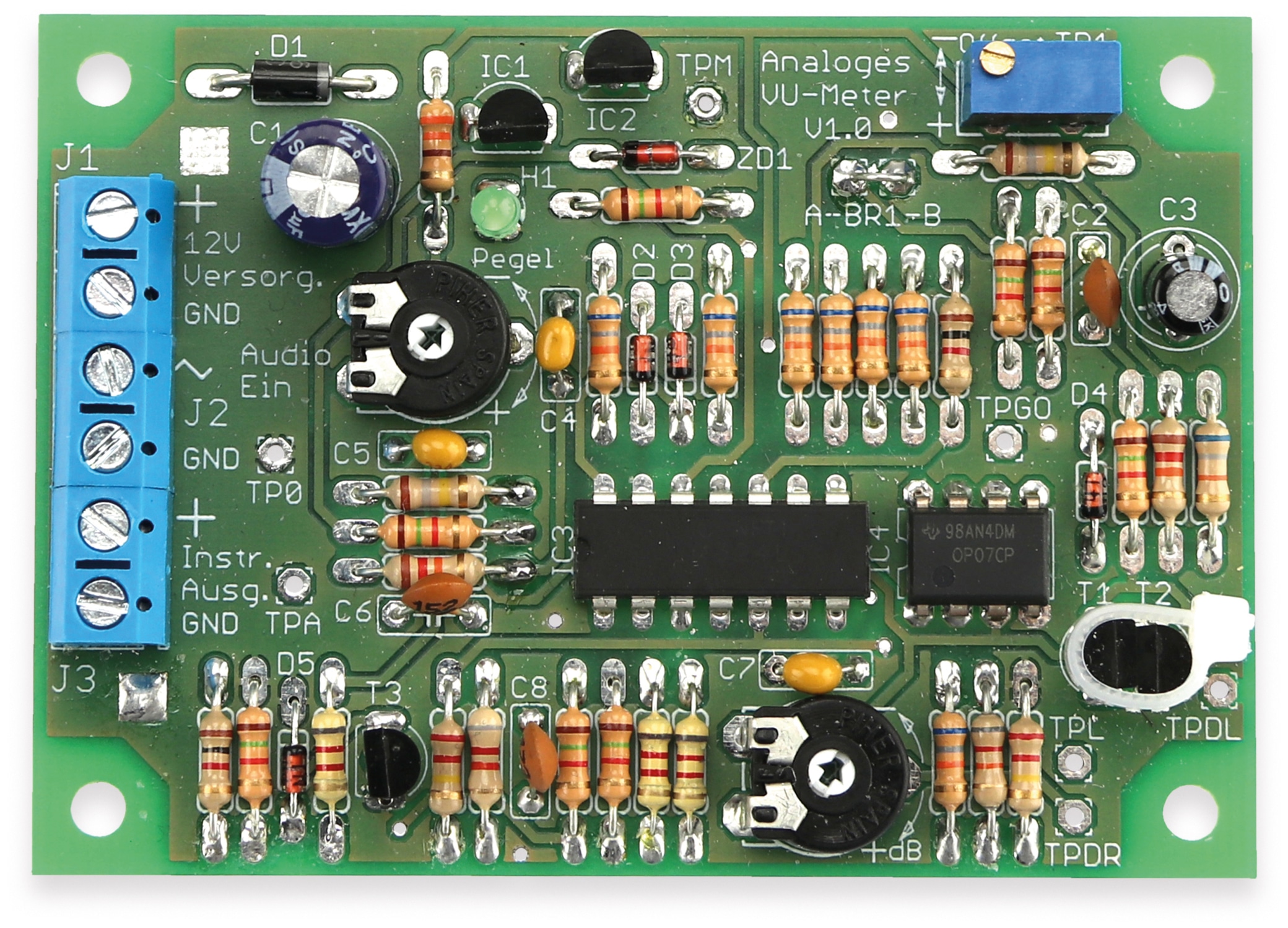 Bausatz Analoges VU-Meter V1.0