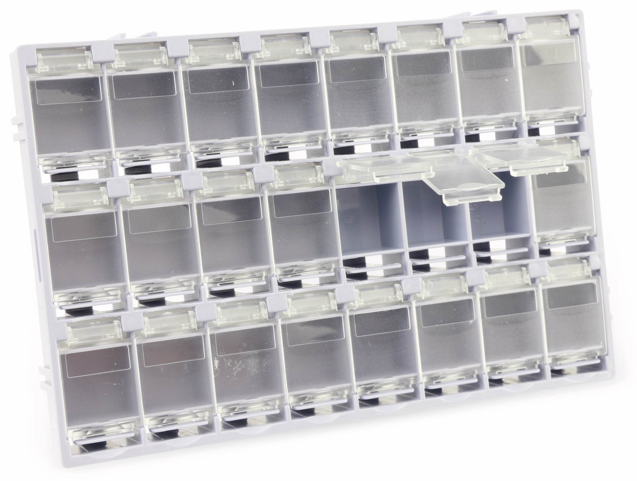 SMD-Systemcontainer T-156, 24-fach, grau